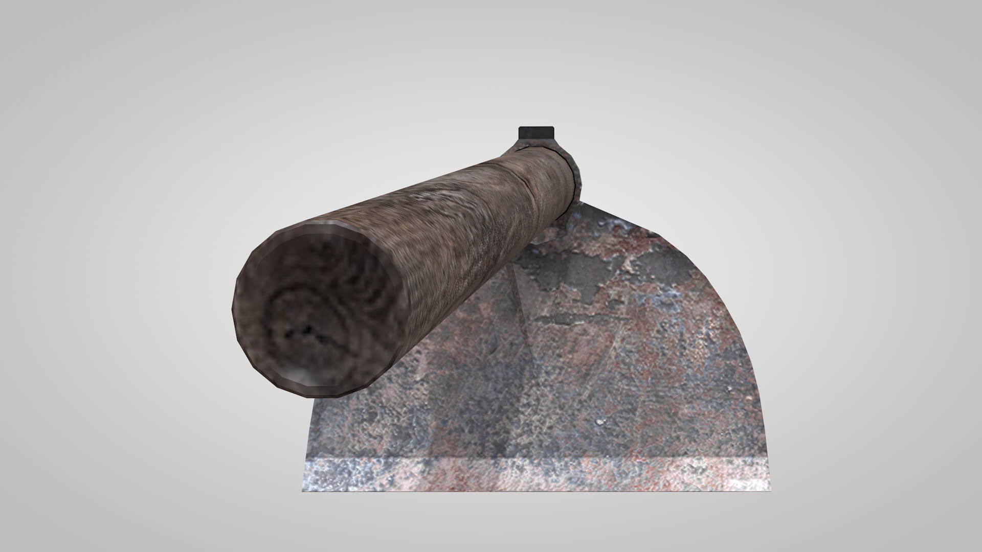 Tools Hoe Old 3D Model