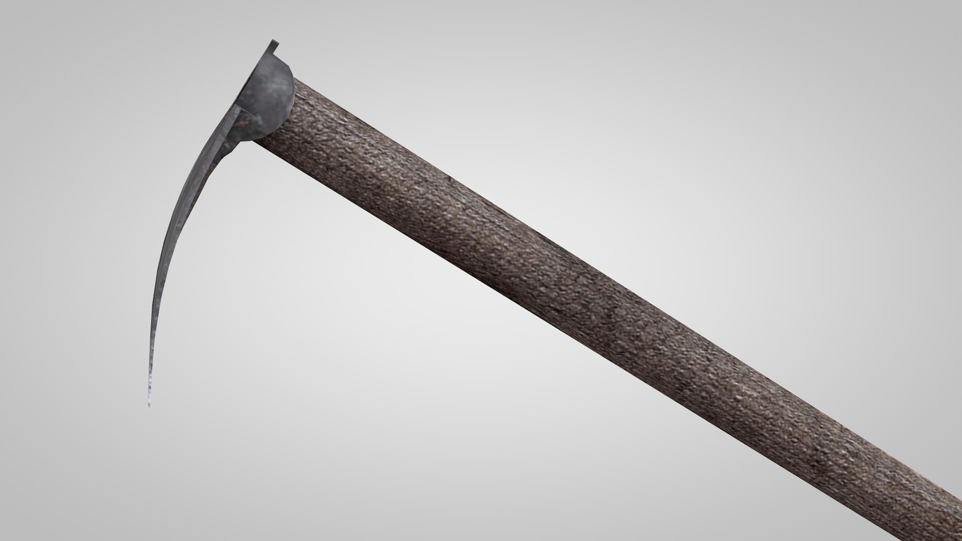Tools Hoe Old 3D Model