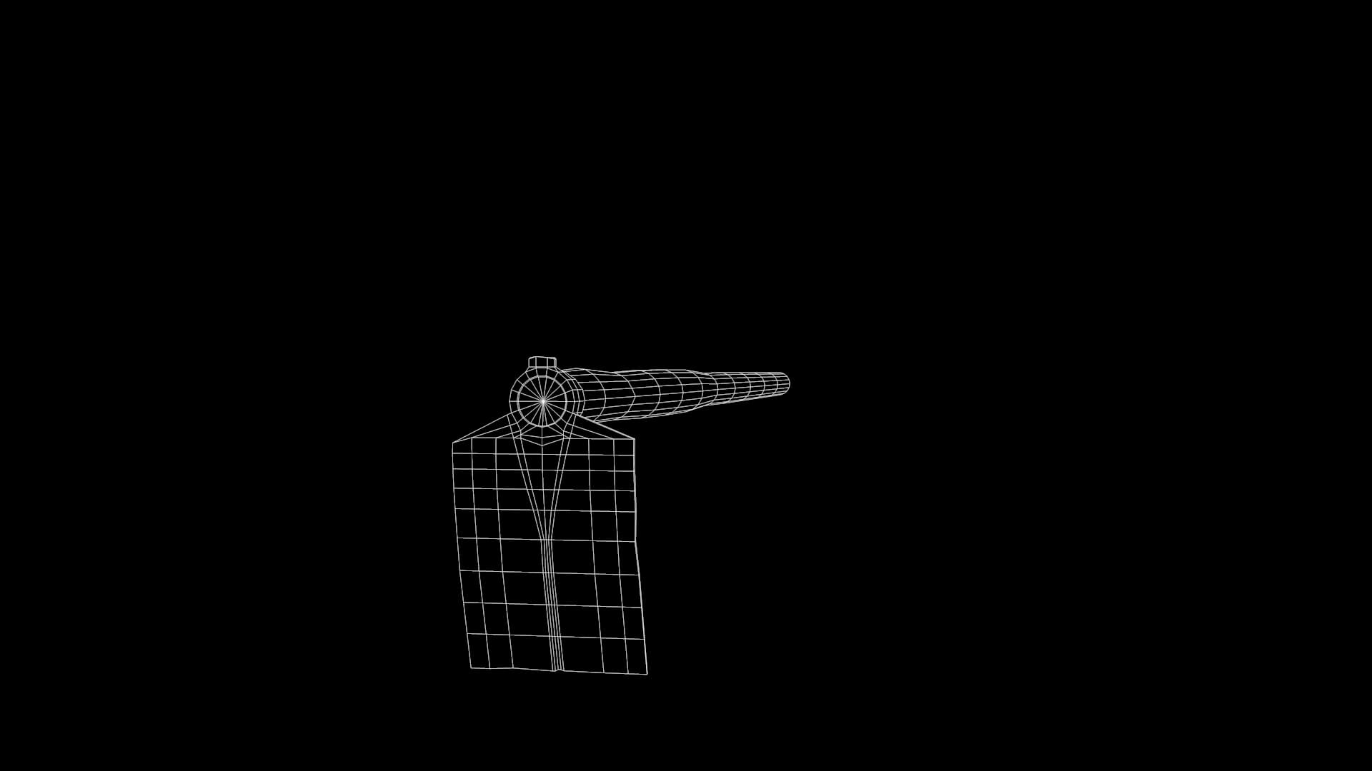 Tools Mattock Old 3D Model