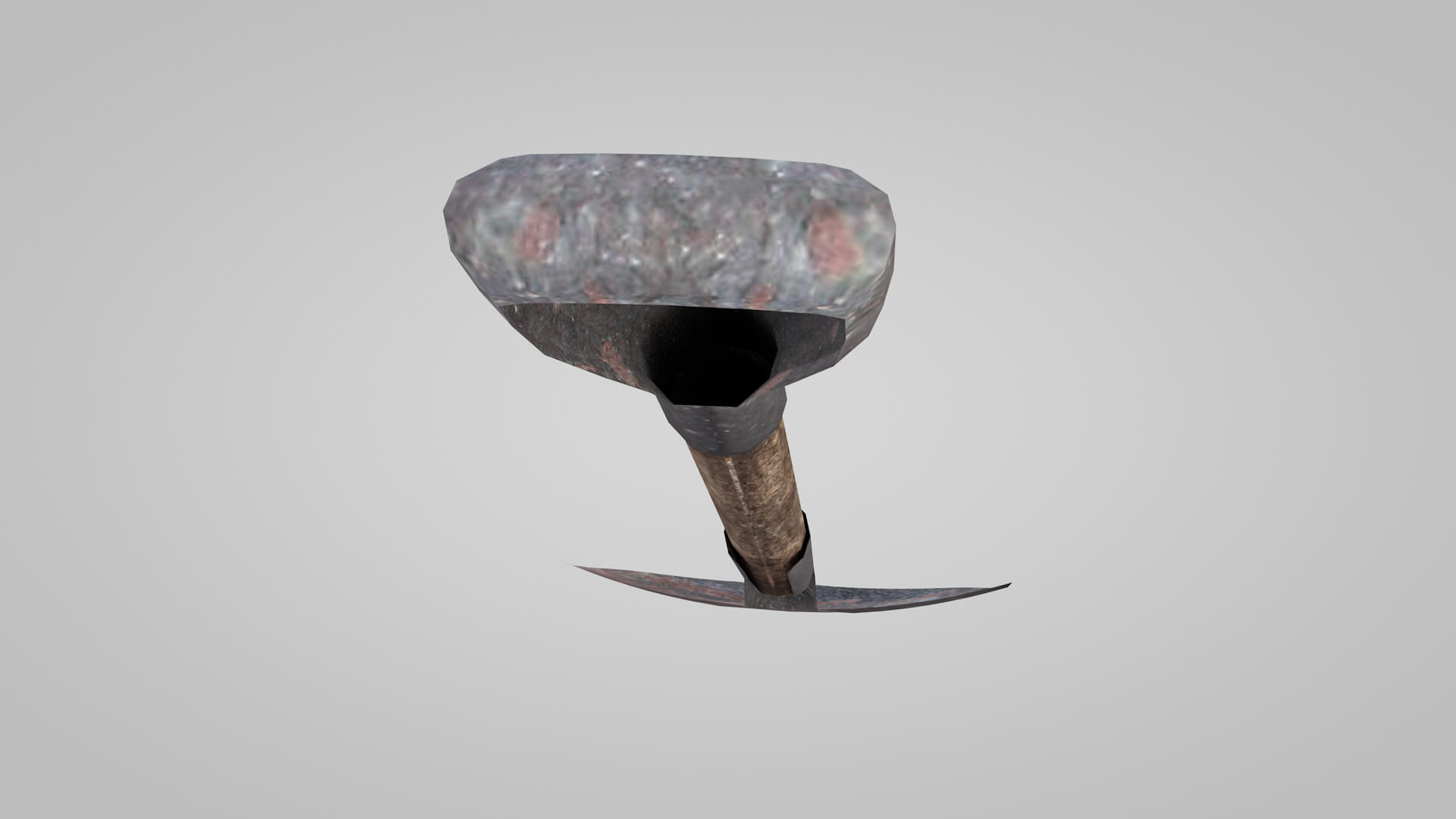 Tools Shovel Old 3D Model