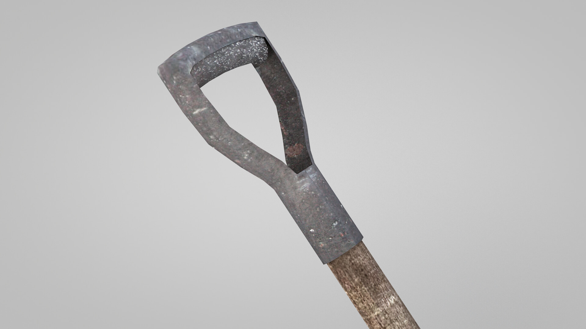 Tools Shovel Old 3D Model