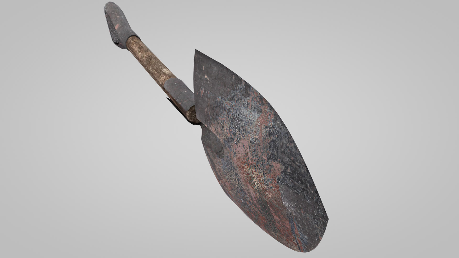 Tools Shovel Old 3D Model