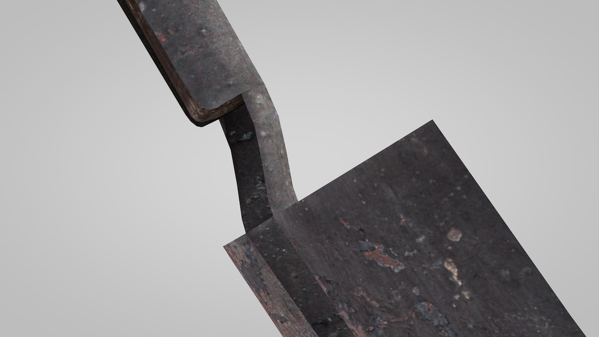 Tools Shovel Old 3D Model