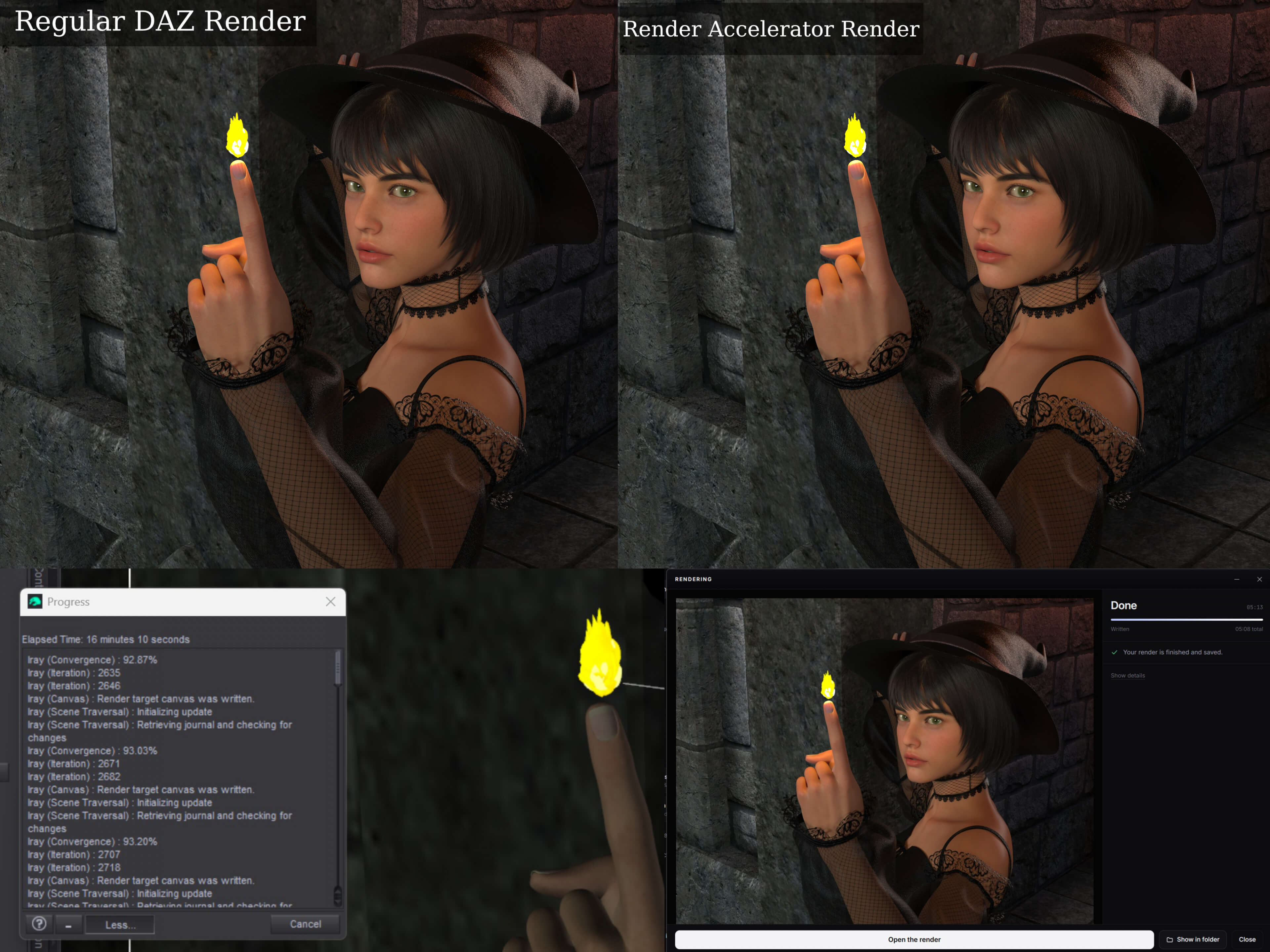 Render Accelerator Studio v1.1 - Open Beta DAZ 4.24 3D Render, Digital Artwork by rendar