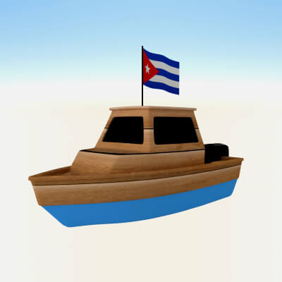 Cuba Fishing Boat