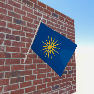 Flag of Greek Macedonia