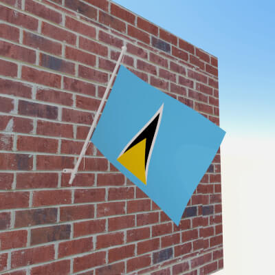 Flag of Saint Lucia