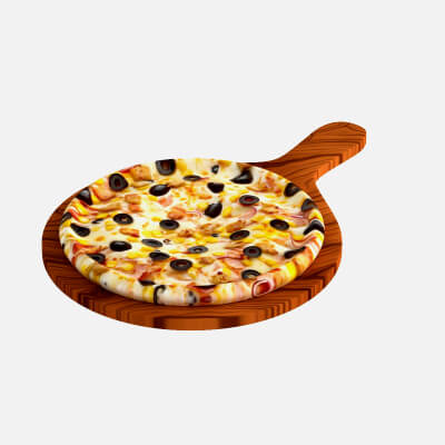 Freshly Baked Calzone Pizza