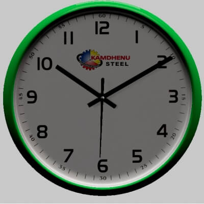 Green Wall Clock