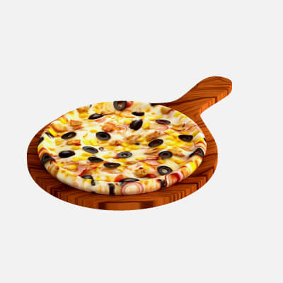 Recién Horneado Calzone Pizza