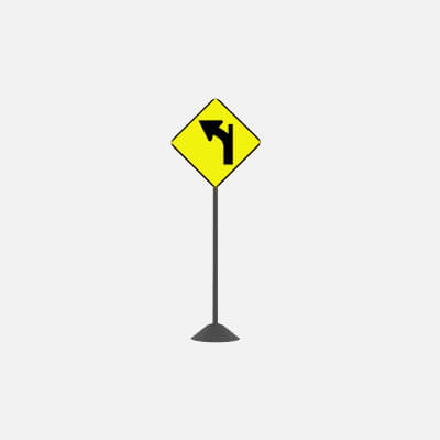 Road Sign W1-10bL