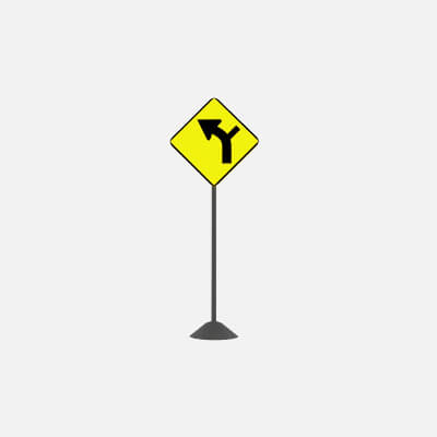Road Sign W1-10L