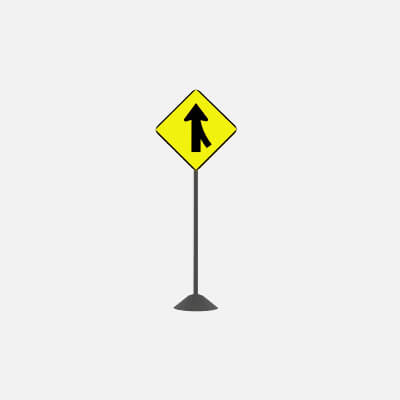Road Sign W4-1R