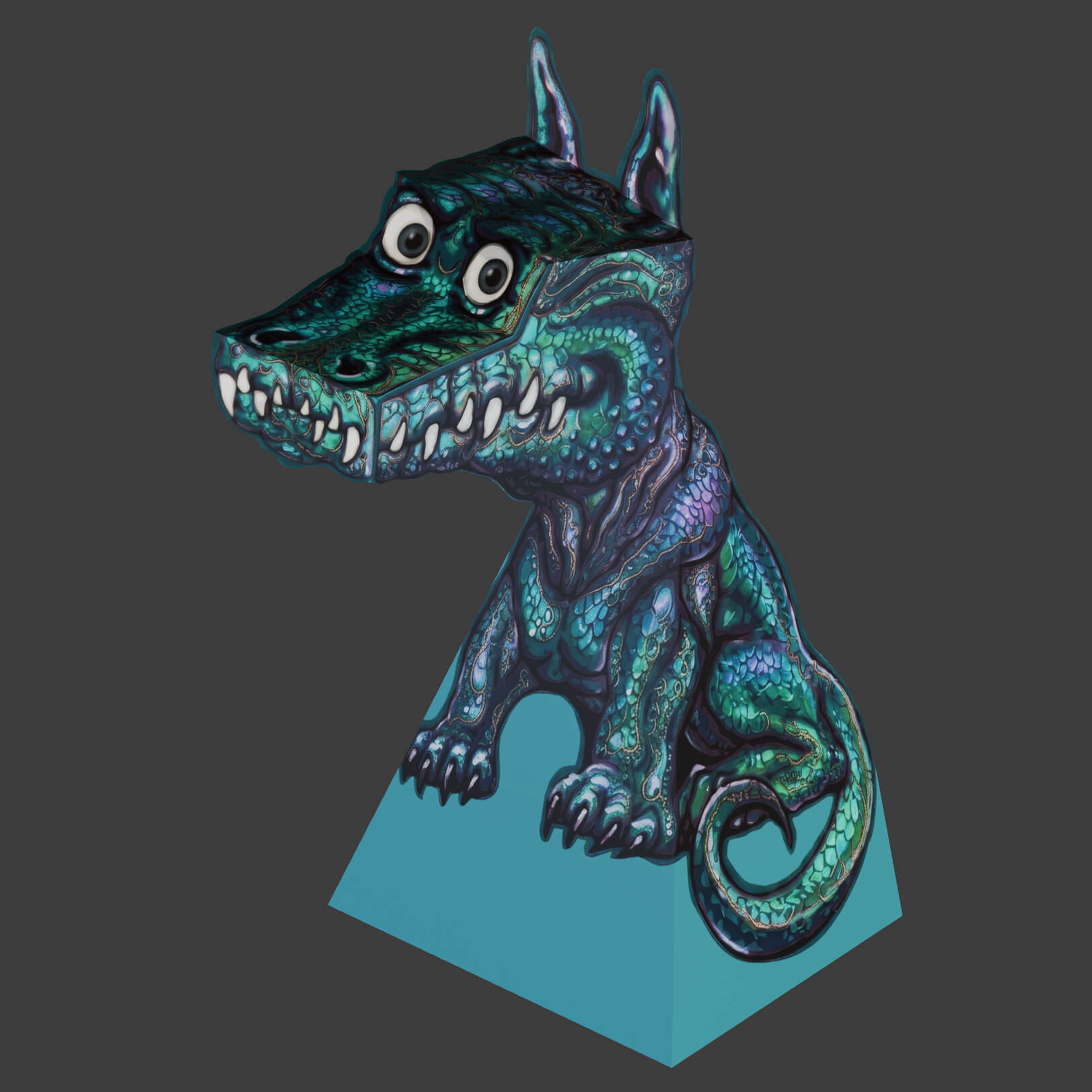 Dragon Illusion for Blender 3D Model