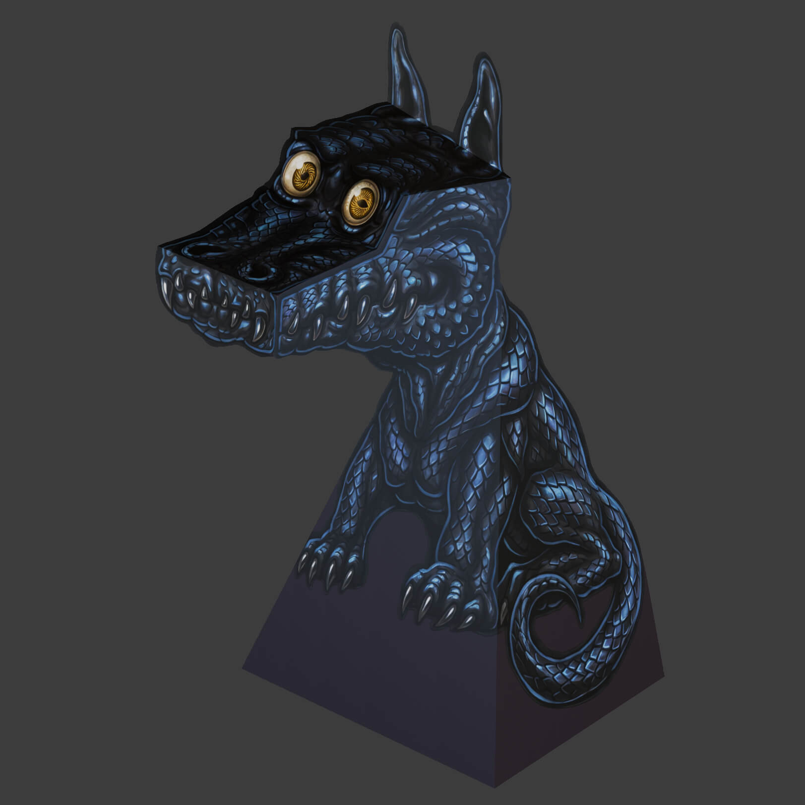 Dragon Illusion for Blender 3D Model