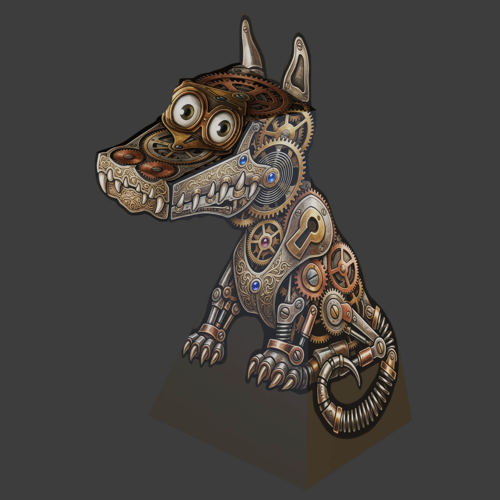 Dragon Illusion for Blender 3D Model