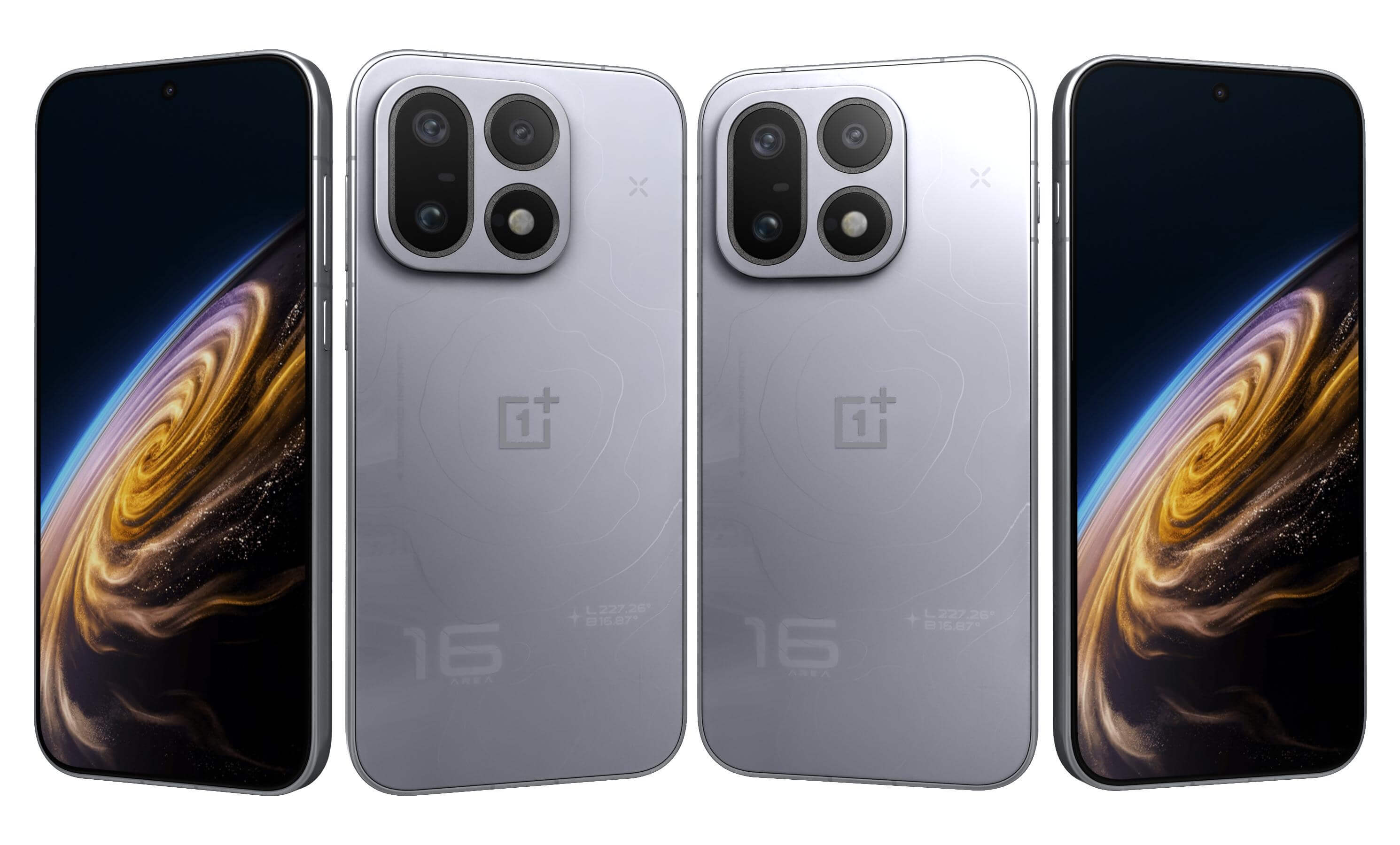 OnePlus 16 Silver 3D Model