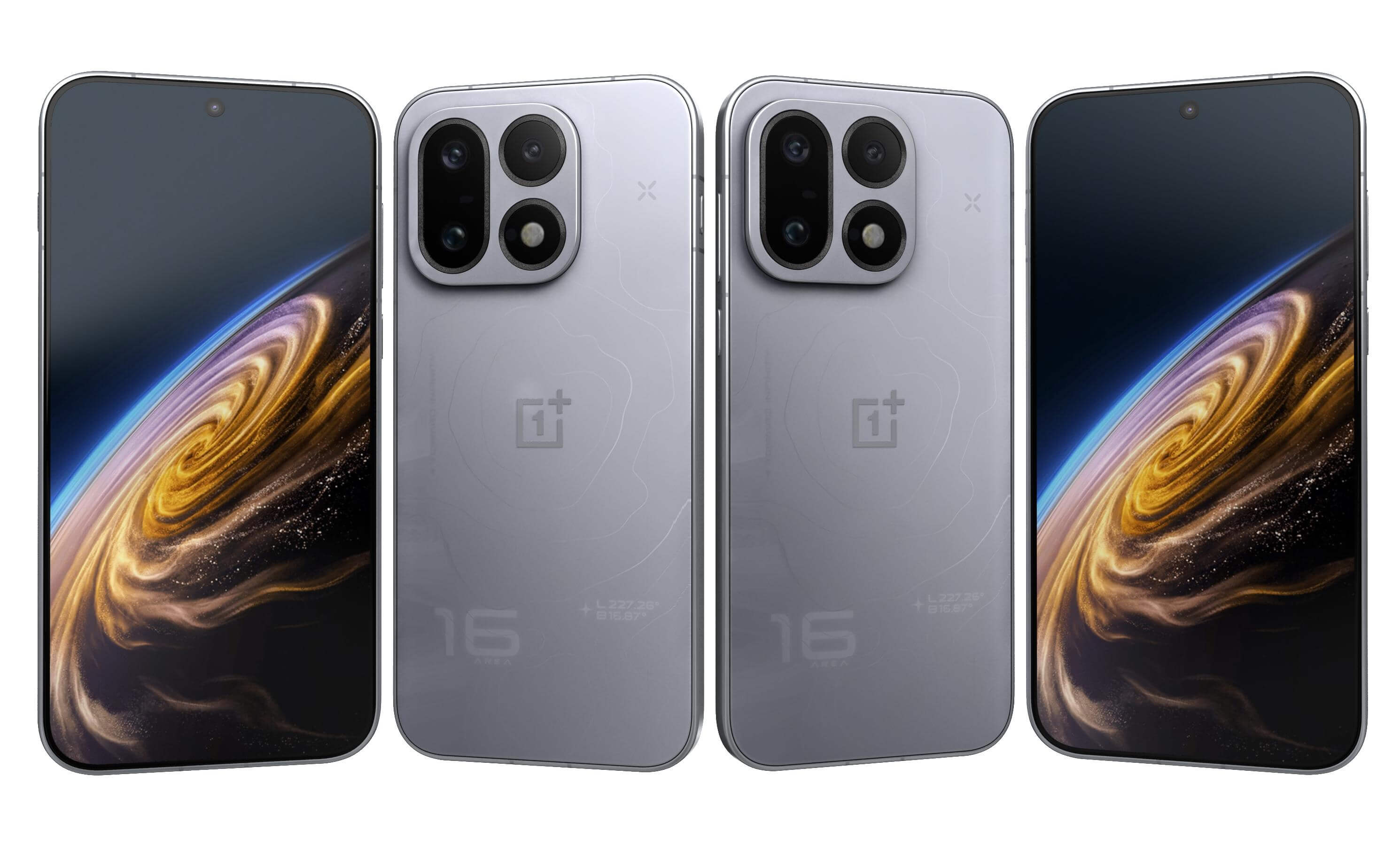 OnePlus 16 Silver 3D Model