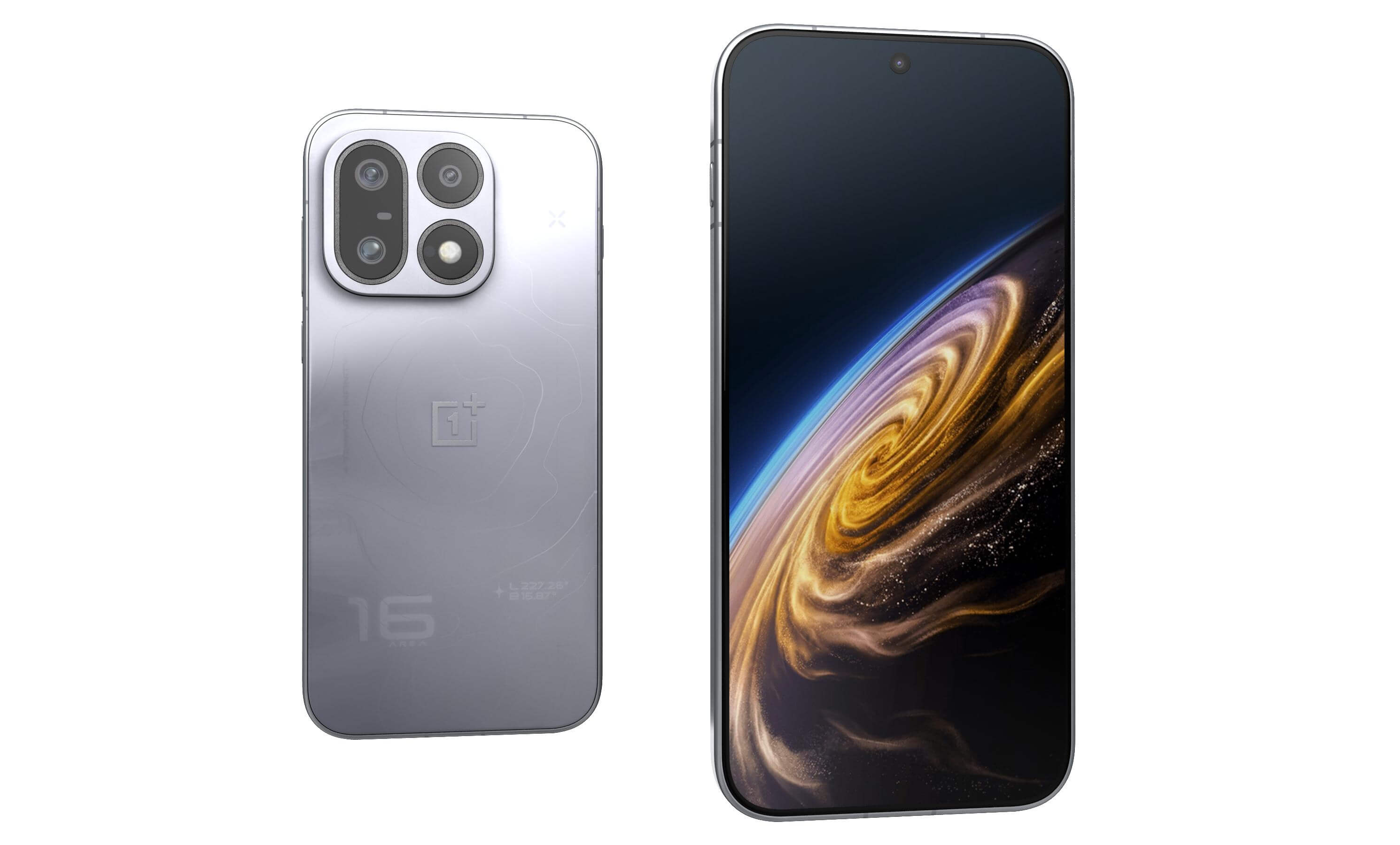 OnePlus 16 Silver 3D Model