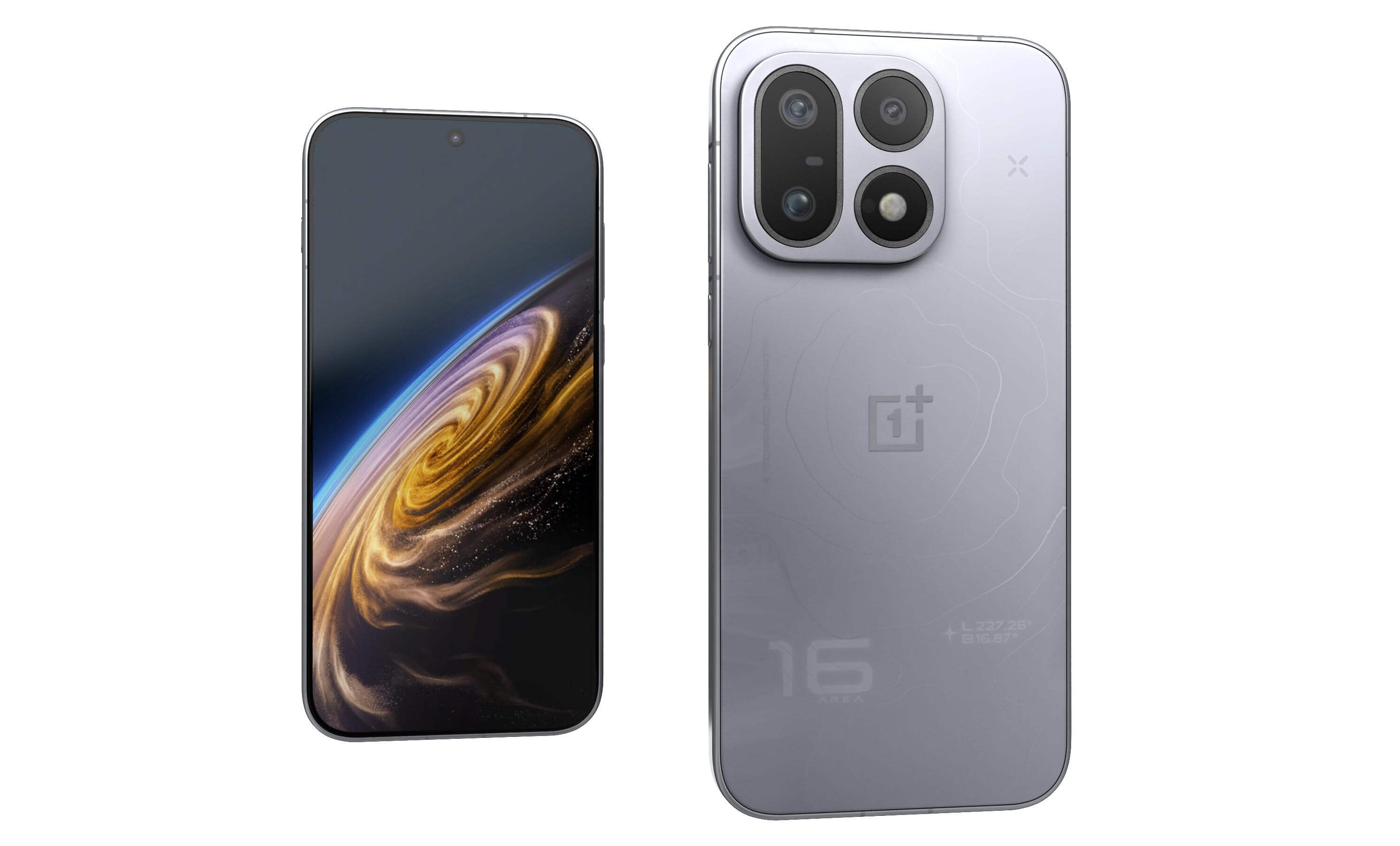 OnePlus 16 Silver 3D Model