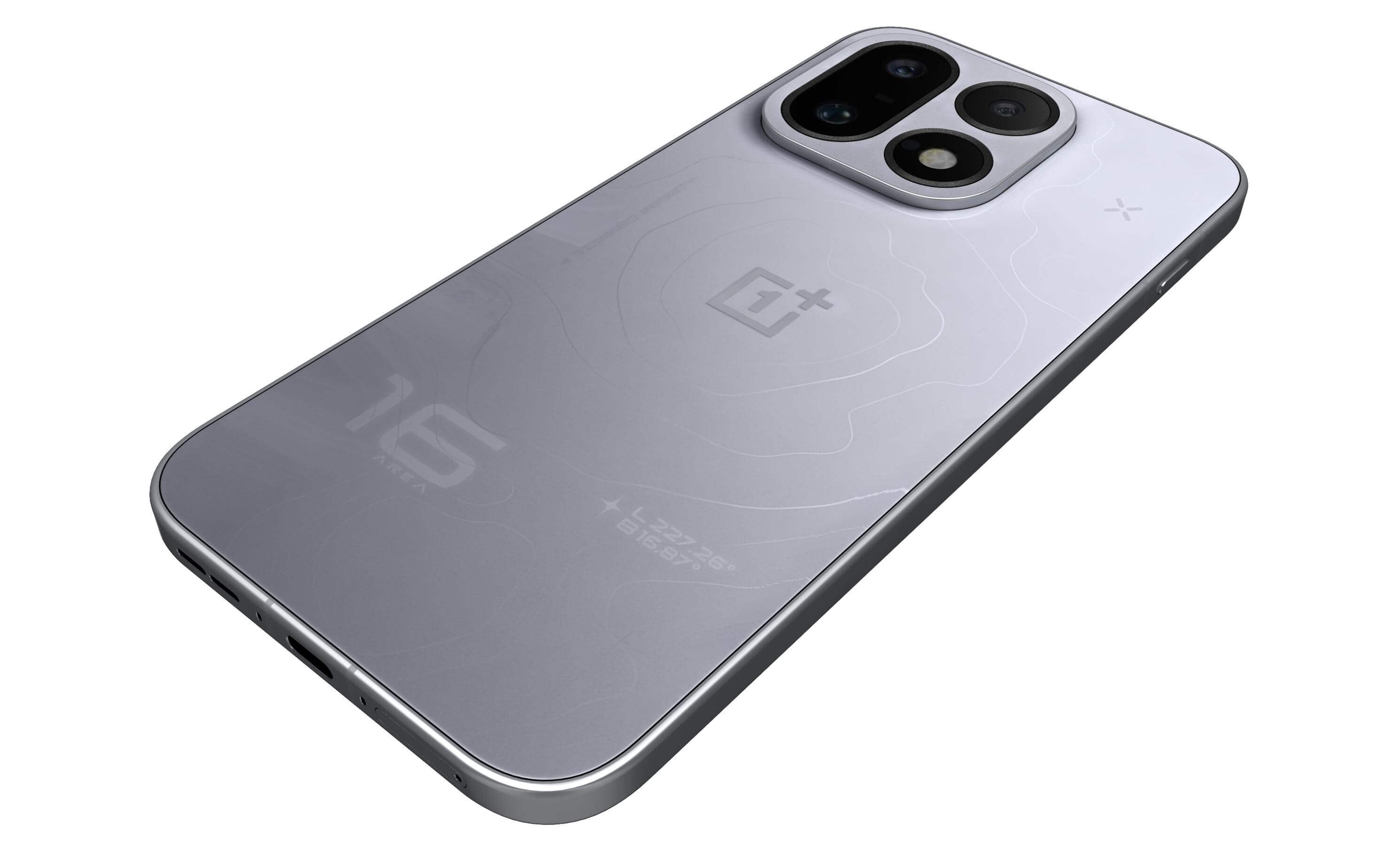 OnePlus 16 Silver 3D Model
