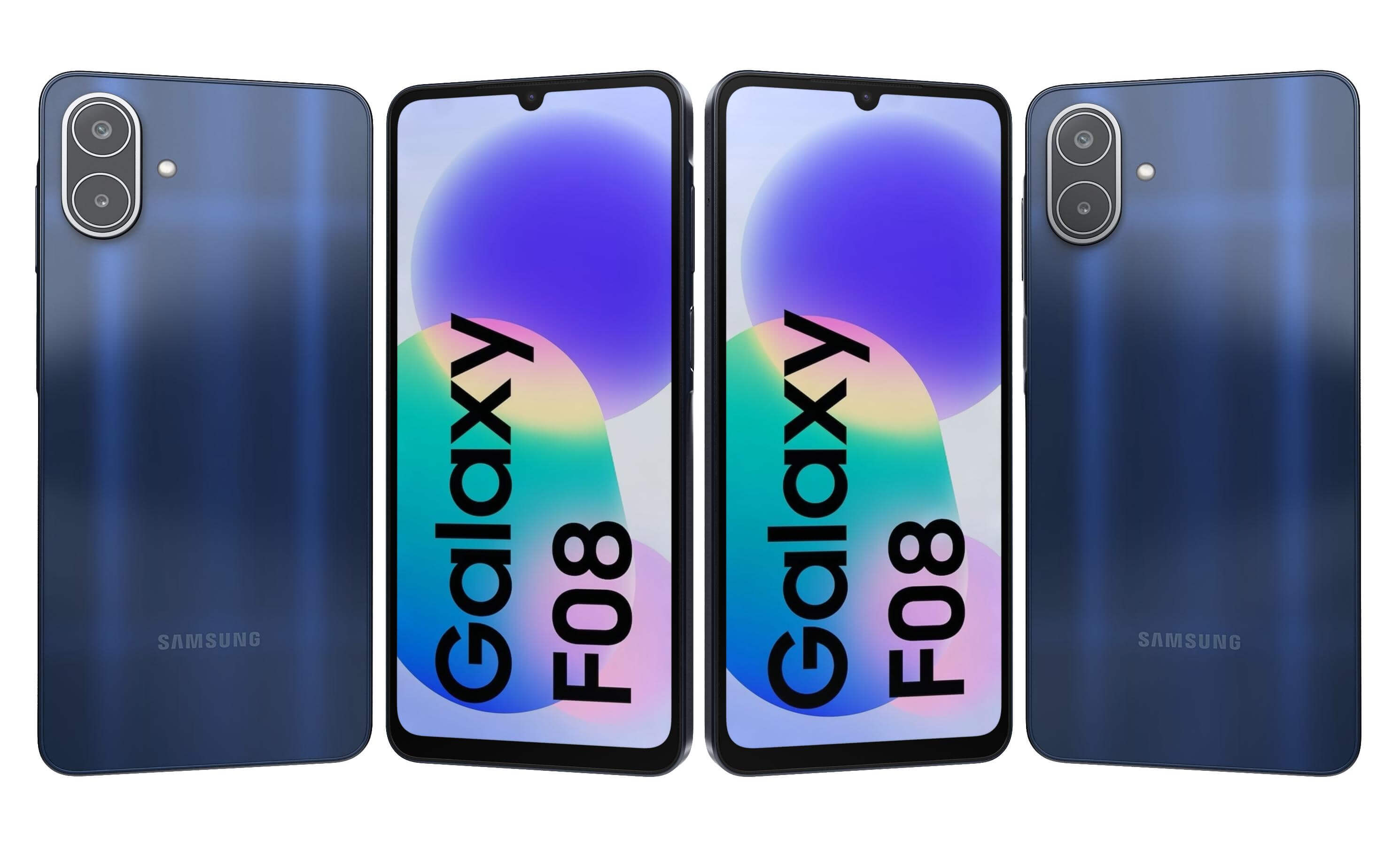 Samsung Galaxy F08 LTE Dark Blue 3D Model
