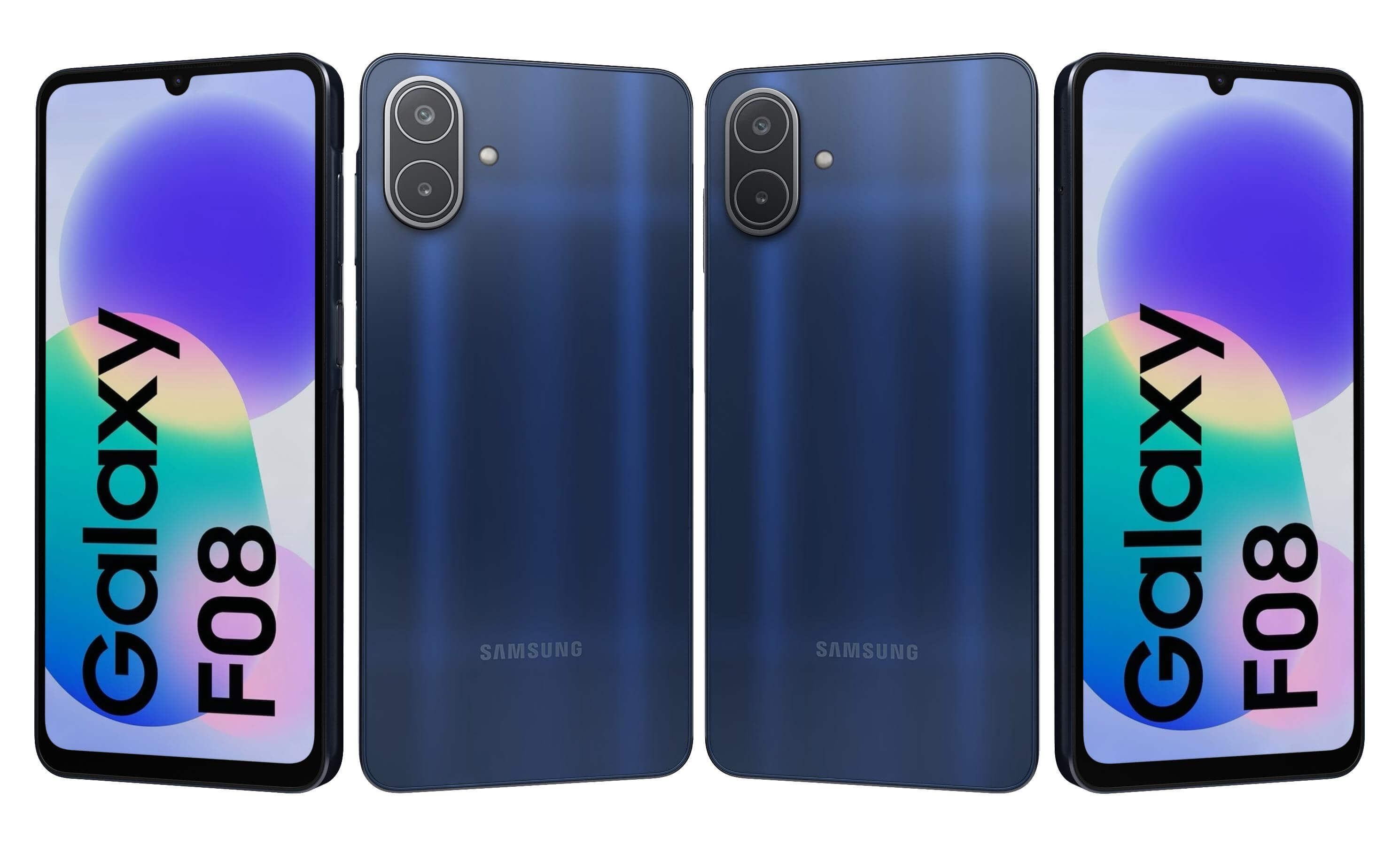 Samsung Galaxy F08 LTE Dark Blue 3D Model