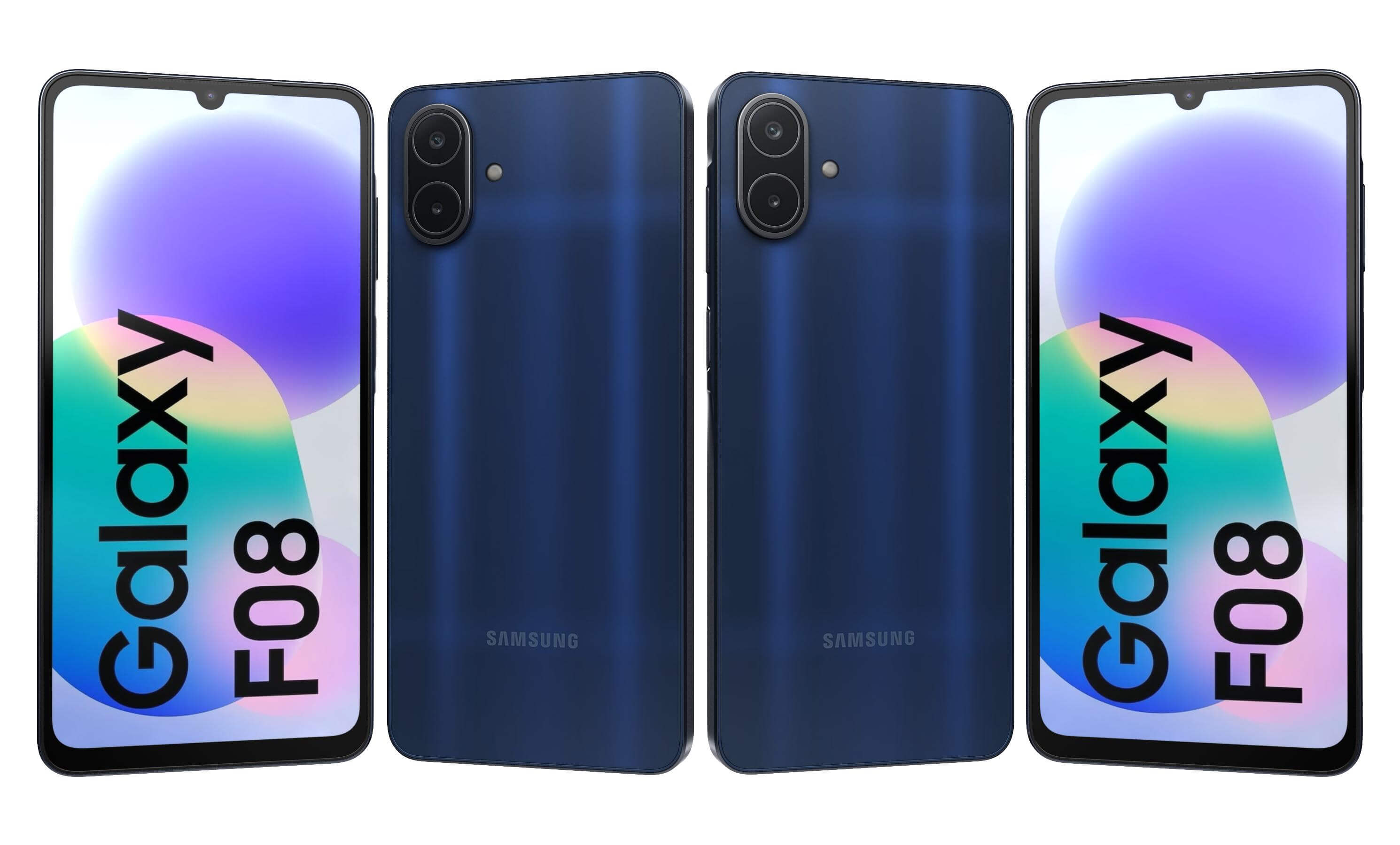 Samsung Galaxy F08 LTE Dark Blue 3D Model