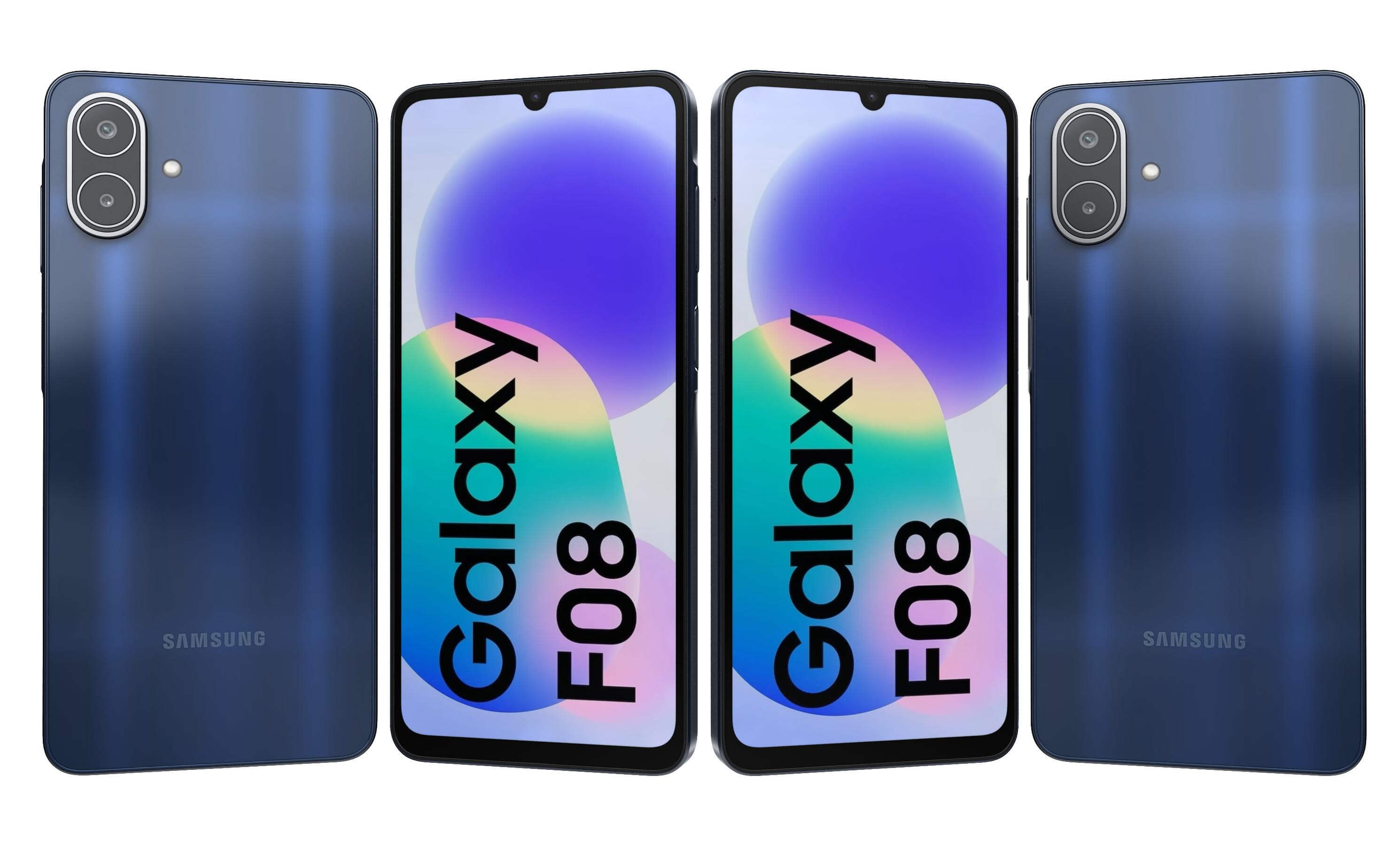 Samsung Galaxy F08 LTE Dark Blue 3D Model