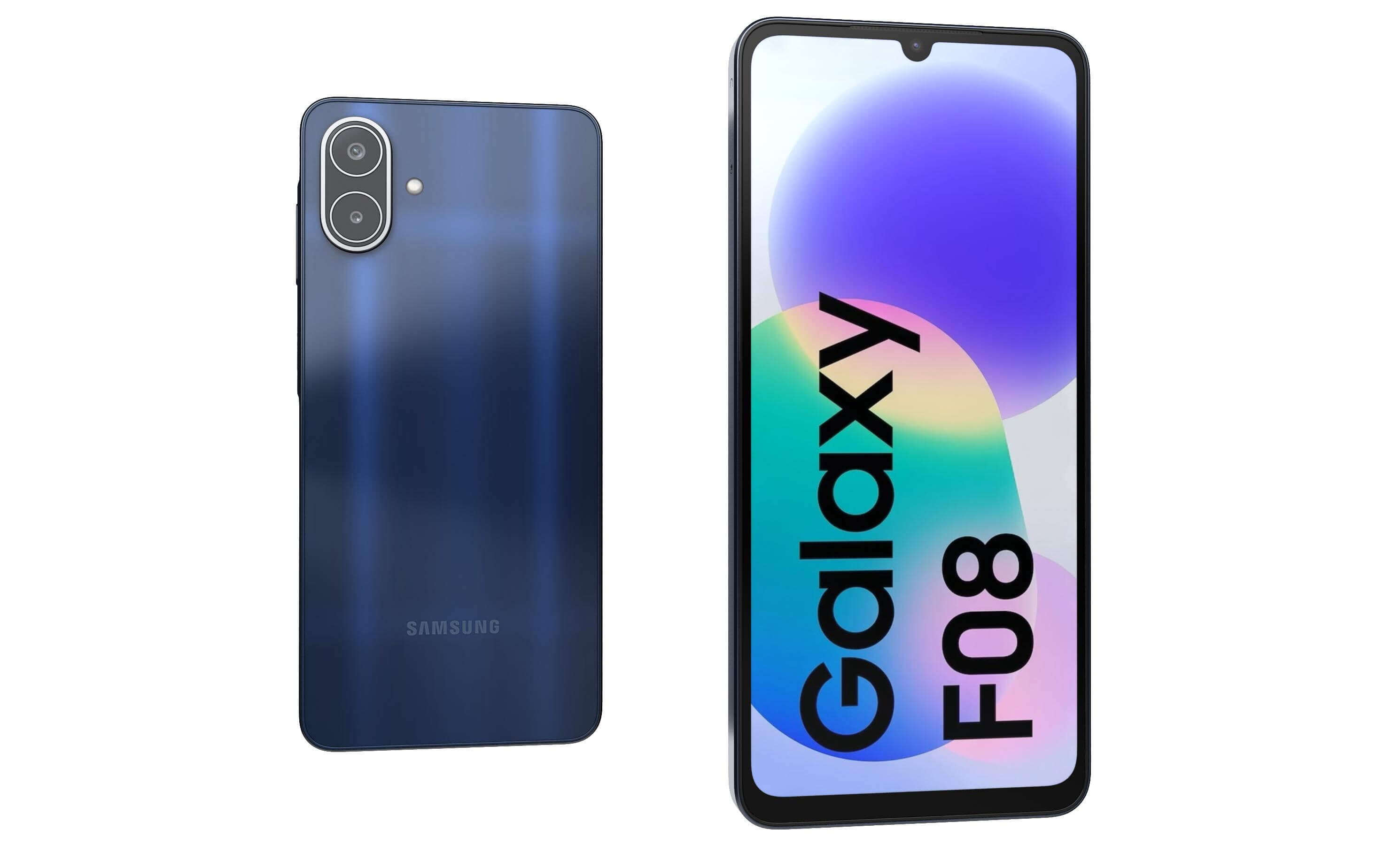 Samsung Galaxy F08 LTE Dark Blue 3D Model