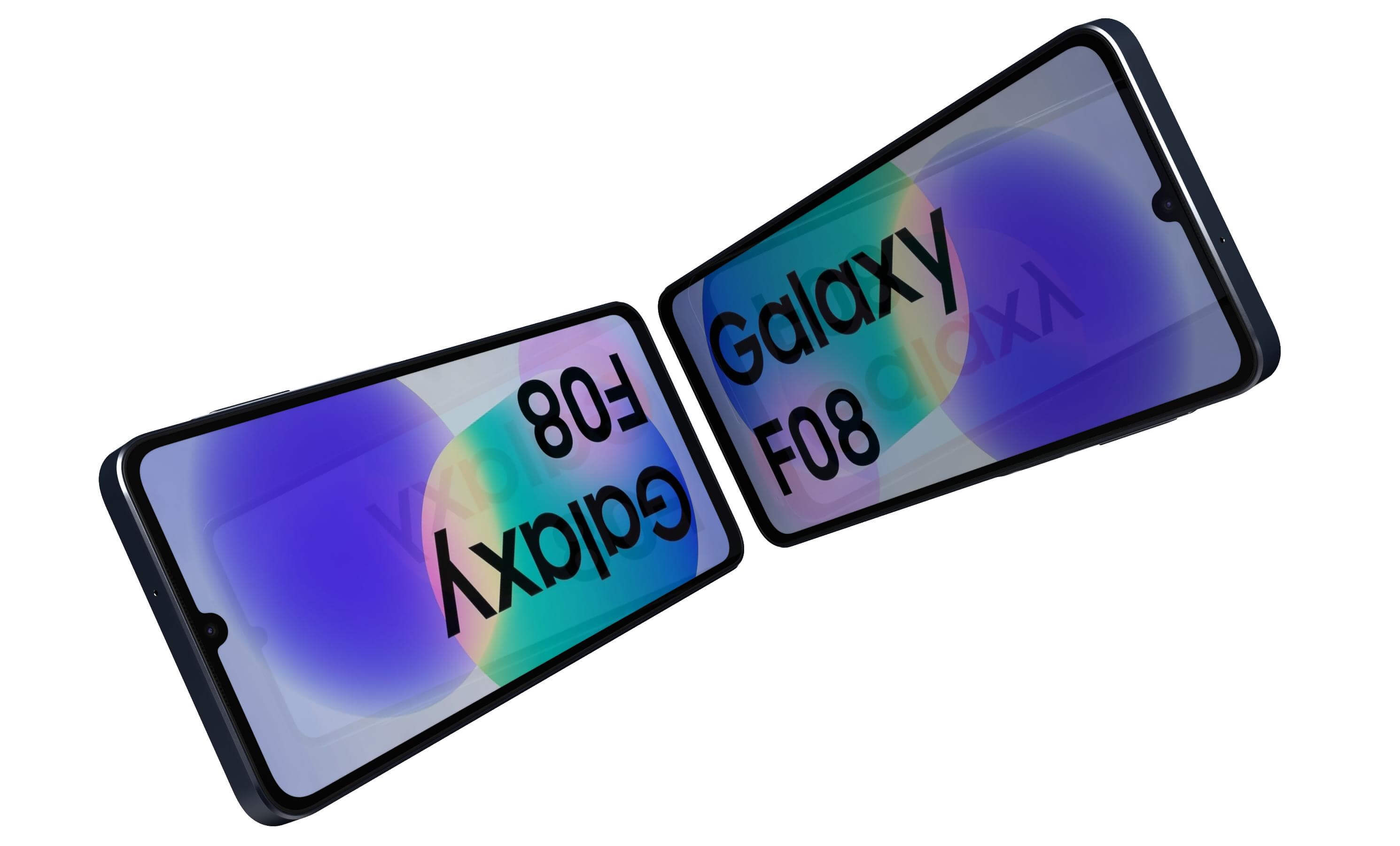 Samsung Galaxy F08 LTE Dark Blue 3D Model
