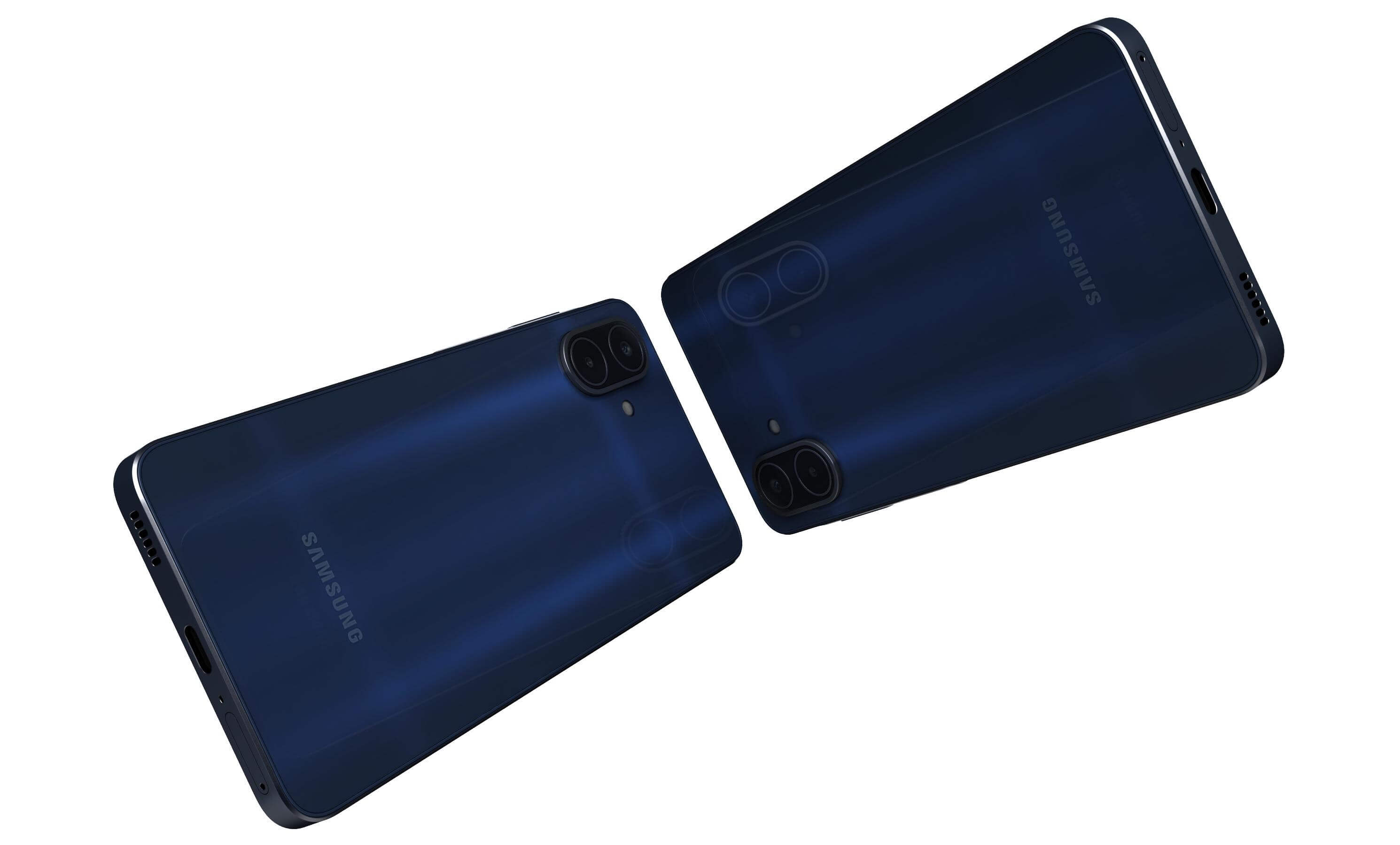 Samsung Galaxy F08 LTE Dark Blue 3D Model
