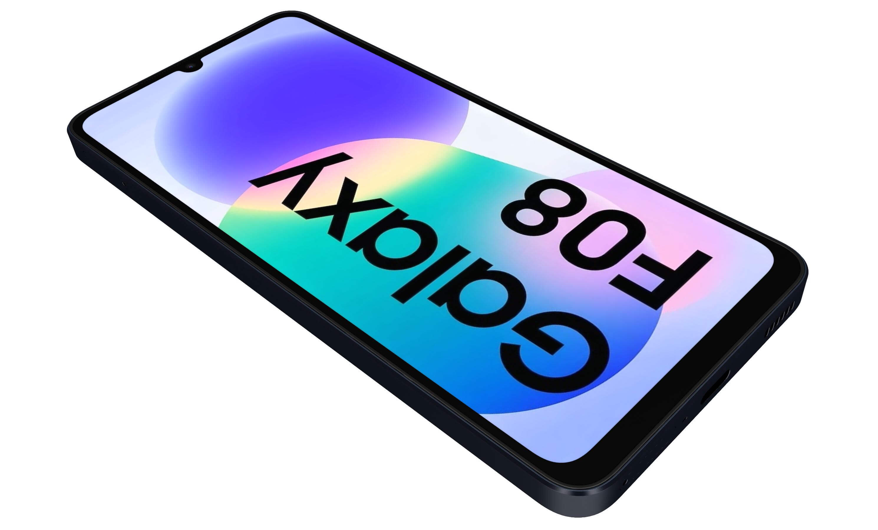 Samsung Galaxy F08 LTE Dark Blue 3D Model