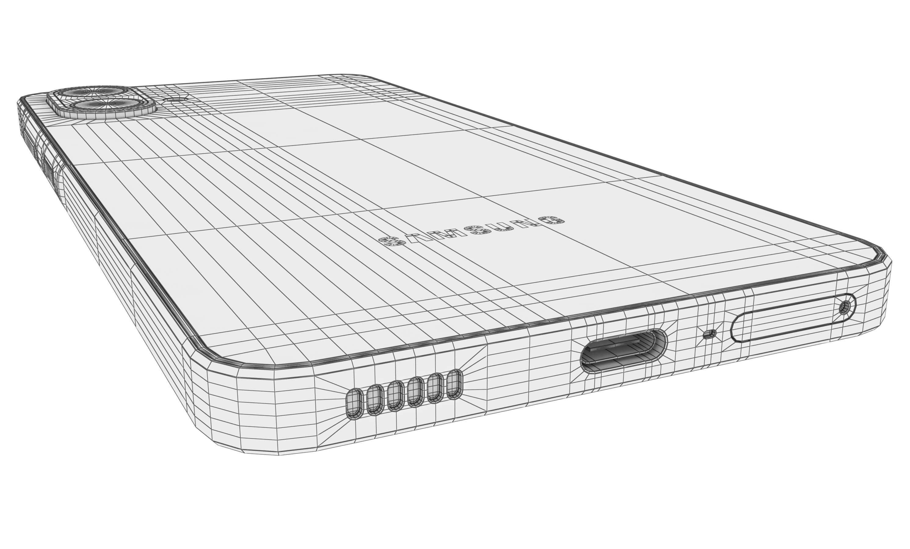 Samsung Galaxy F08 LTE Dark Blue 3D Model