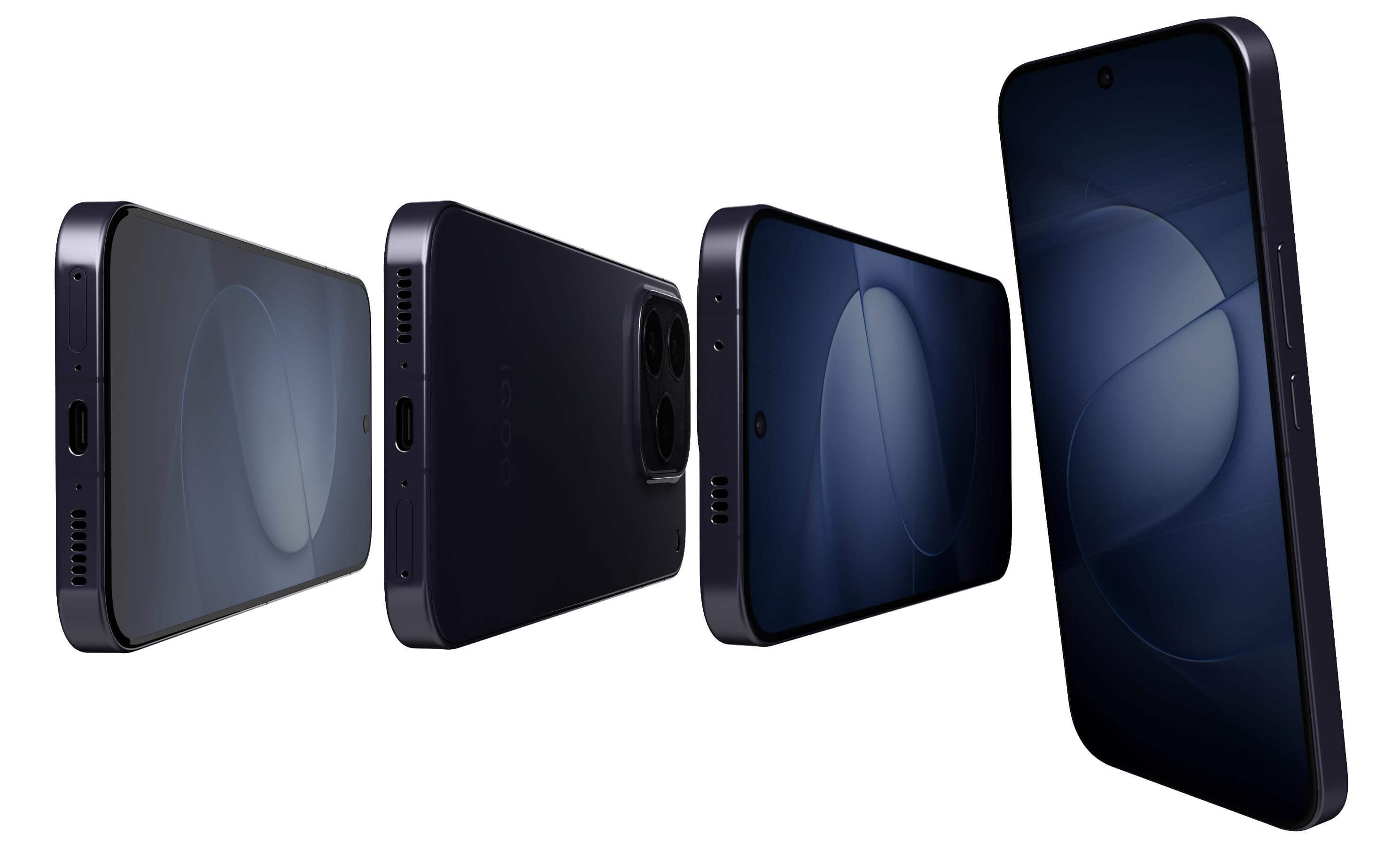 Vivo iQOO 16 Dark Blue 3D Model