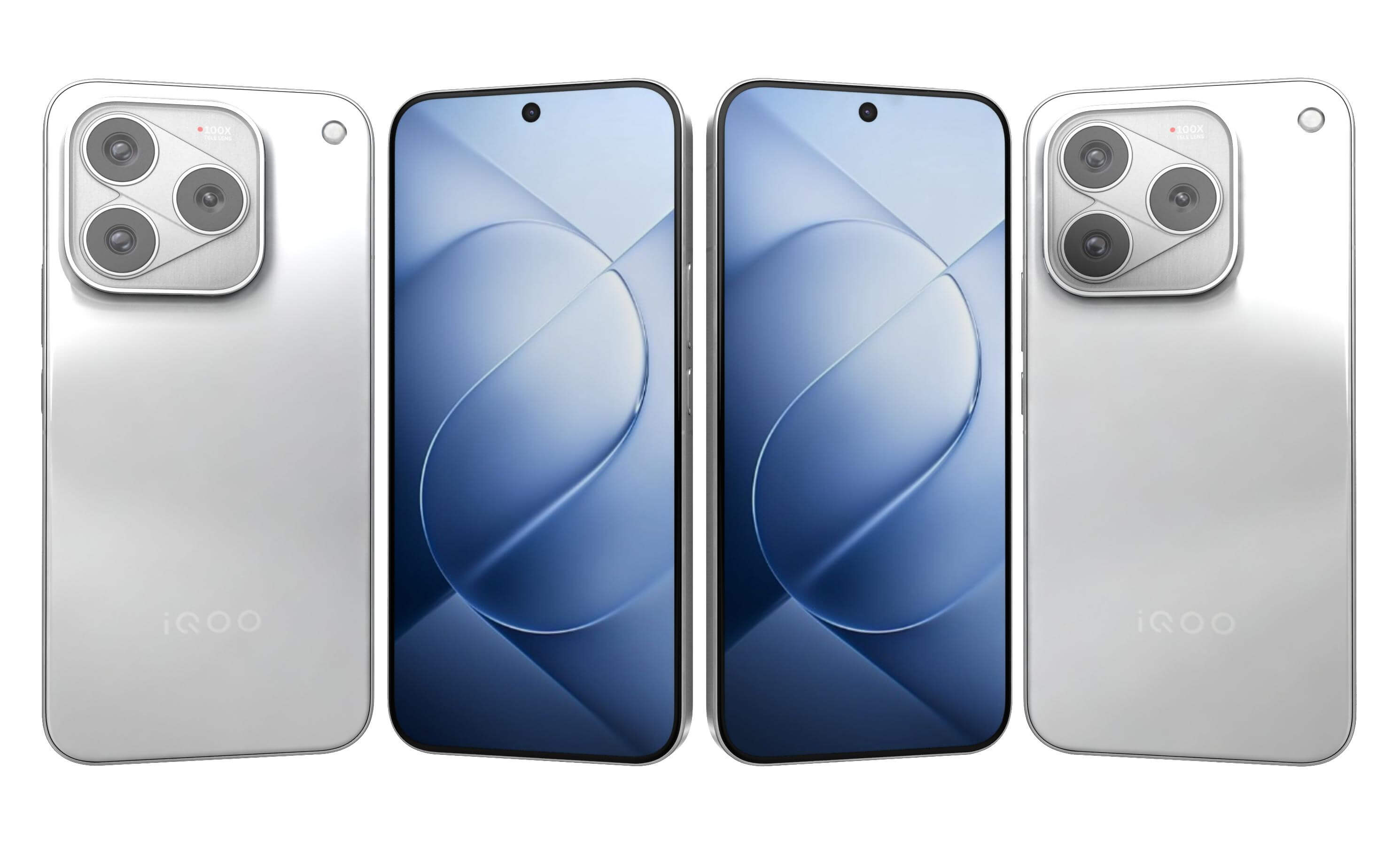 Vivo iQOO 16 Silver 3D Model