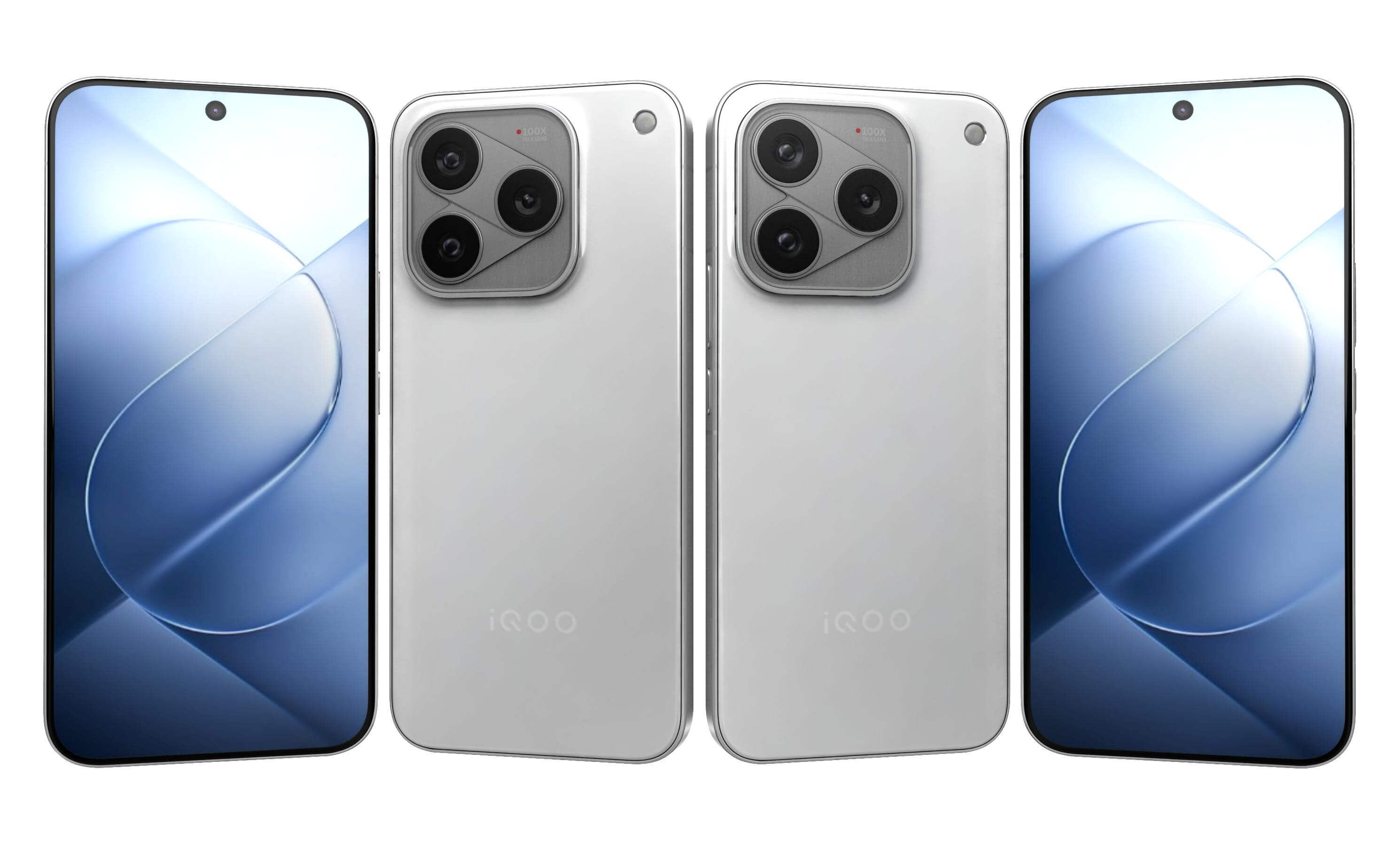 Vivo iQOO 16 Silver 3D Model