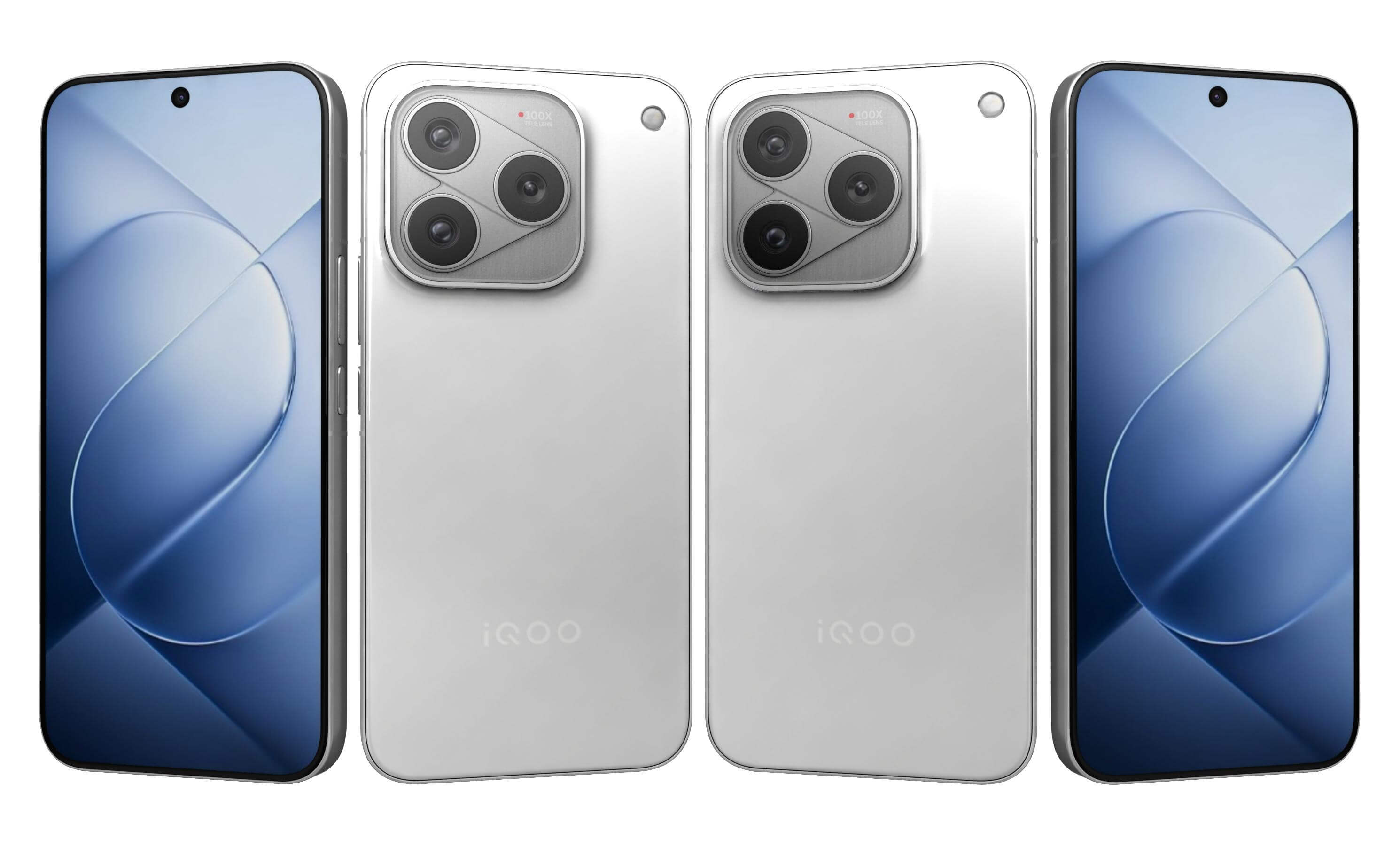Vivo iQOO 16 Silver 3D Model