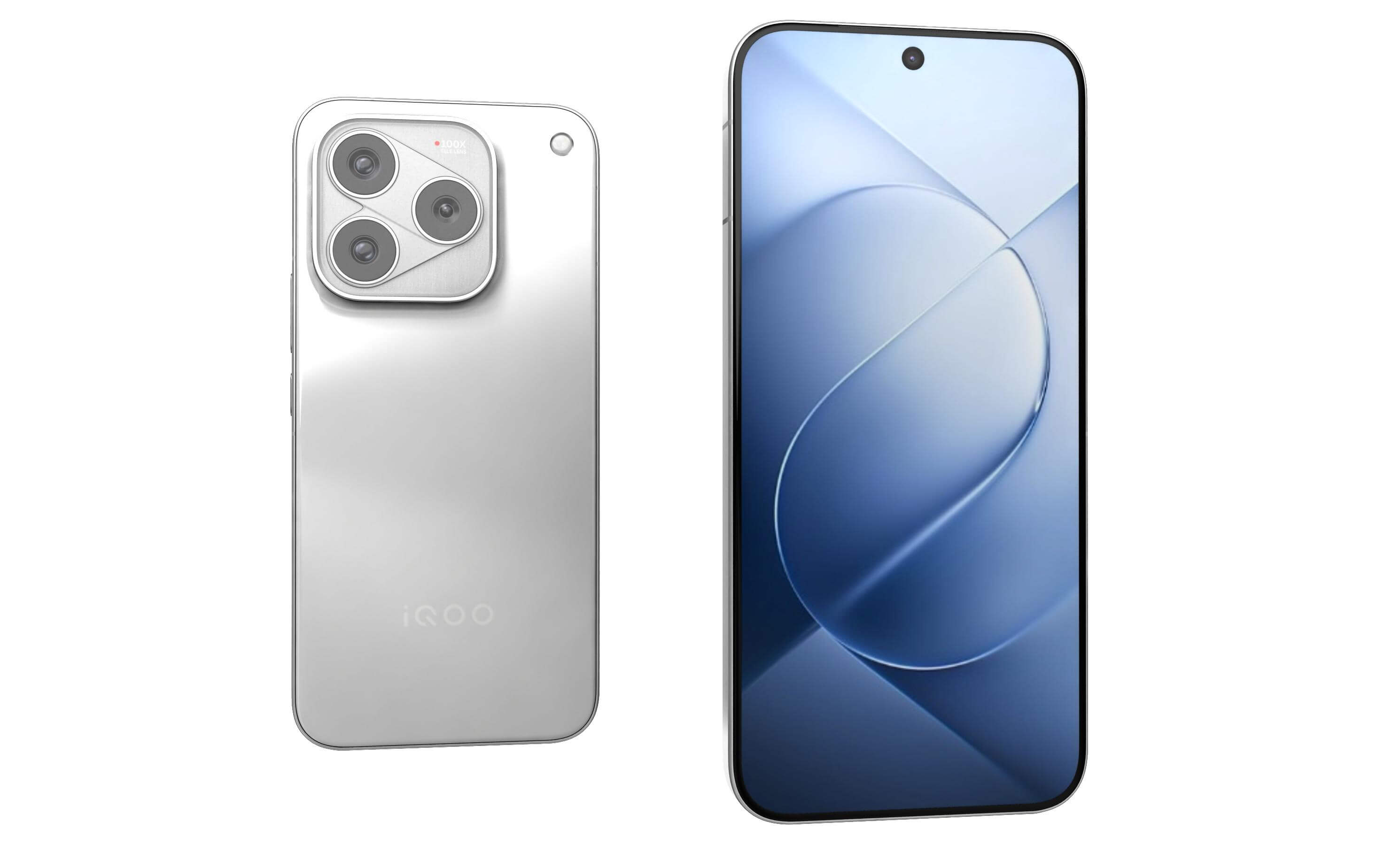 Vivo iQOO 16 Silver 3D Model