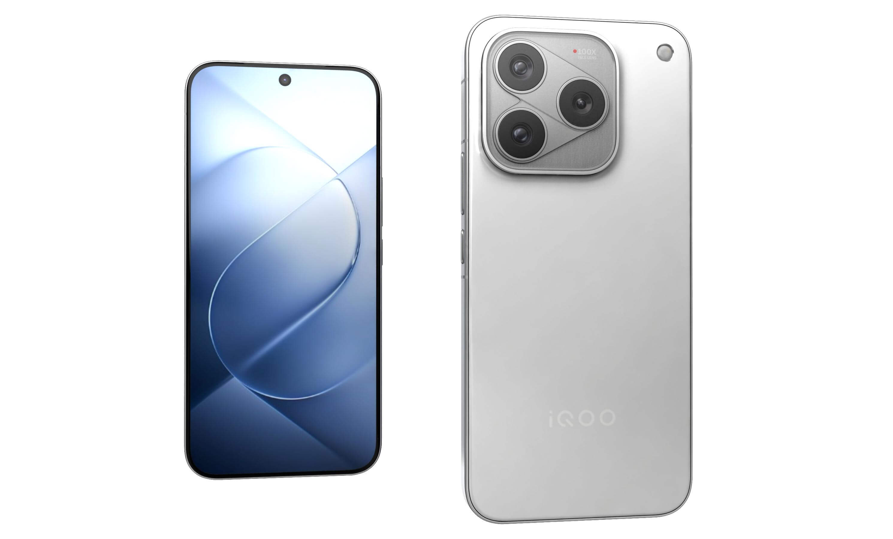 Vivo iQOO 16 Silver 3D Model