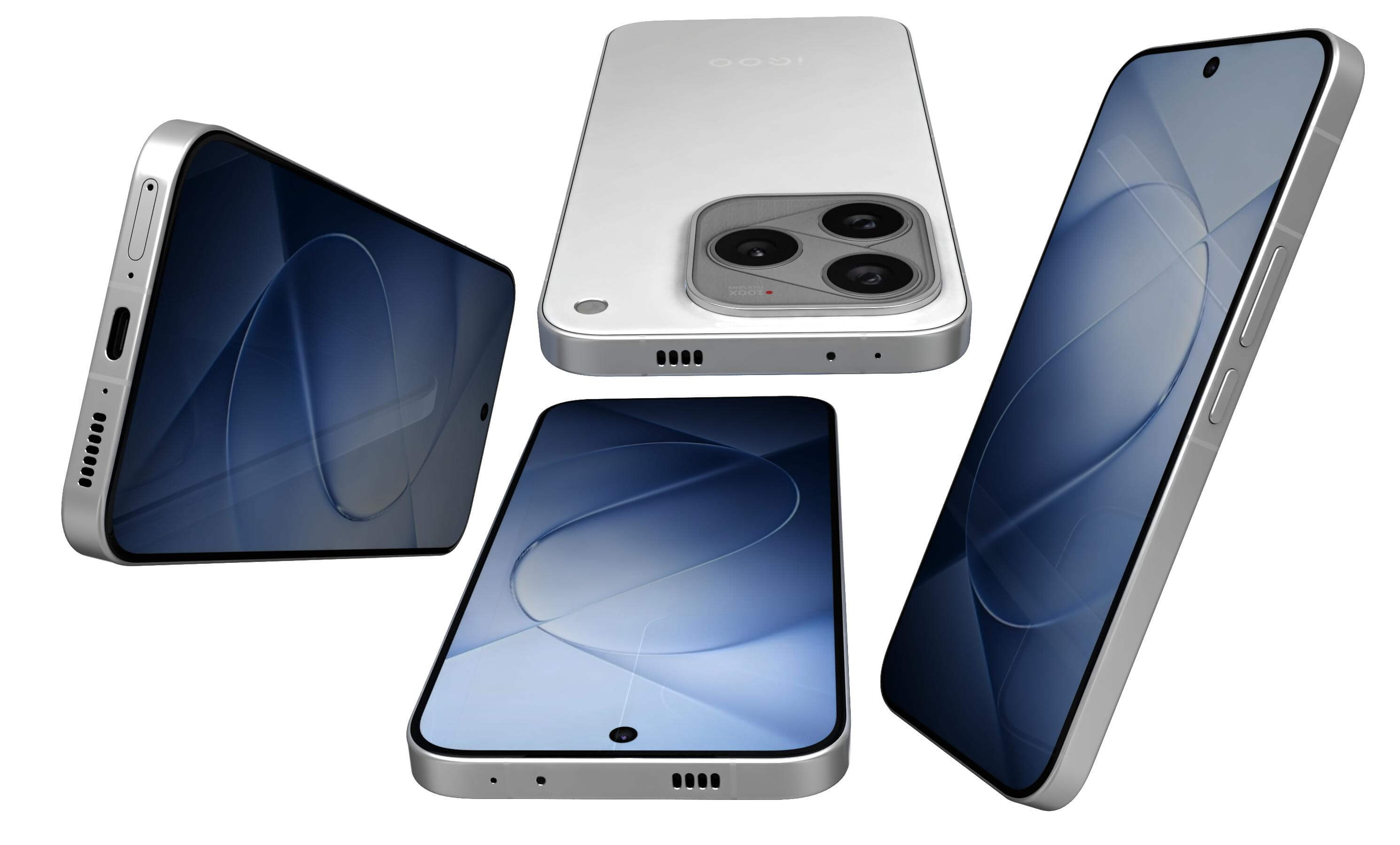 Vivo iQOO 16 Silver 3D Model