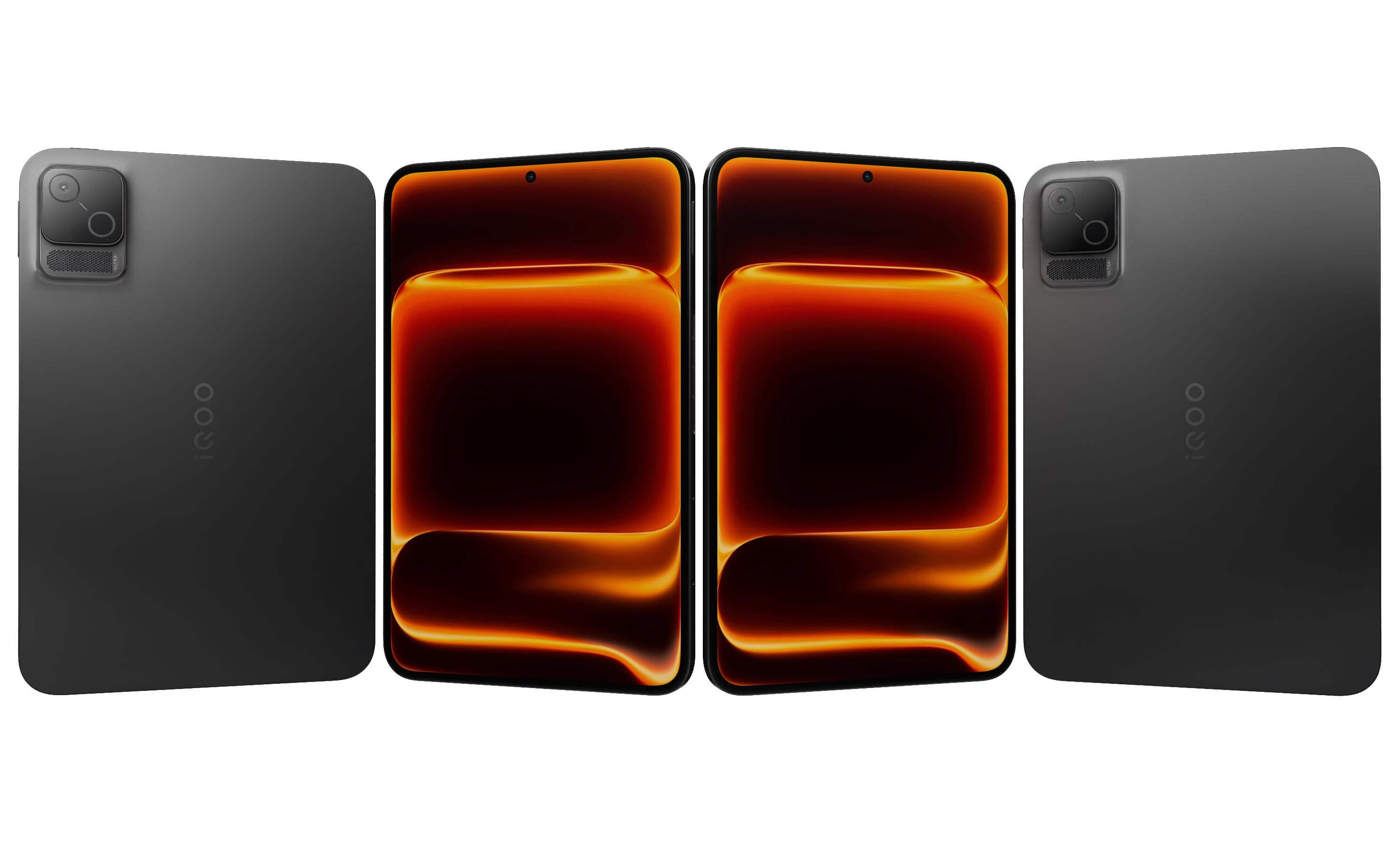 Vivo iQOO Pad Ultra Black and White 3D Model
