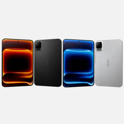 Vivo iQOO Pad Ultra Black and White