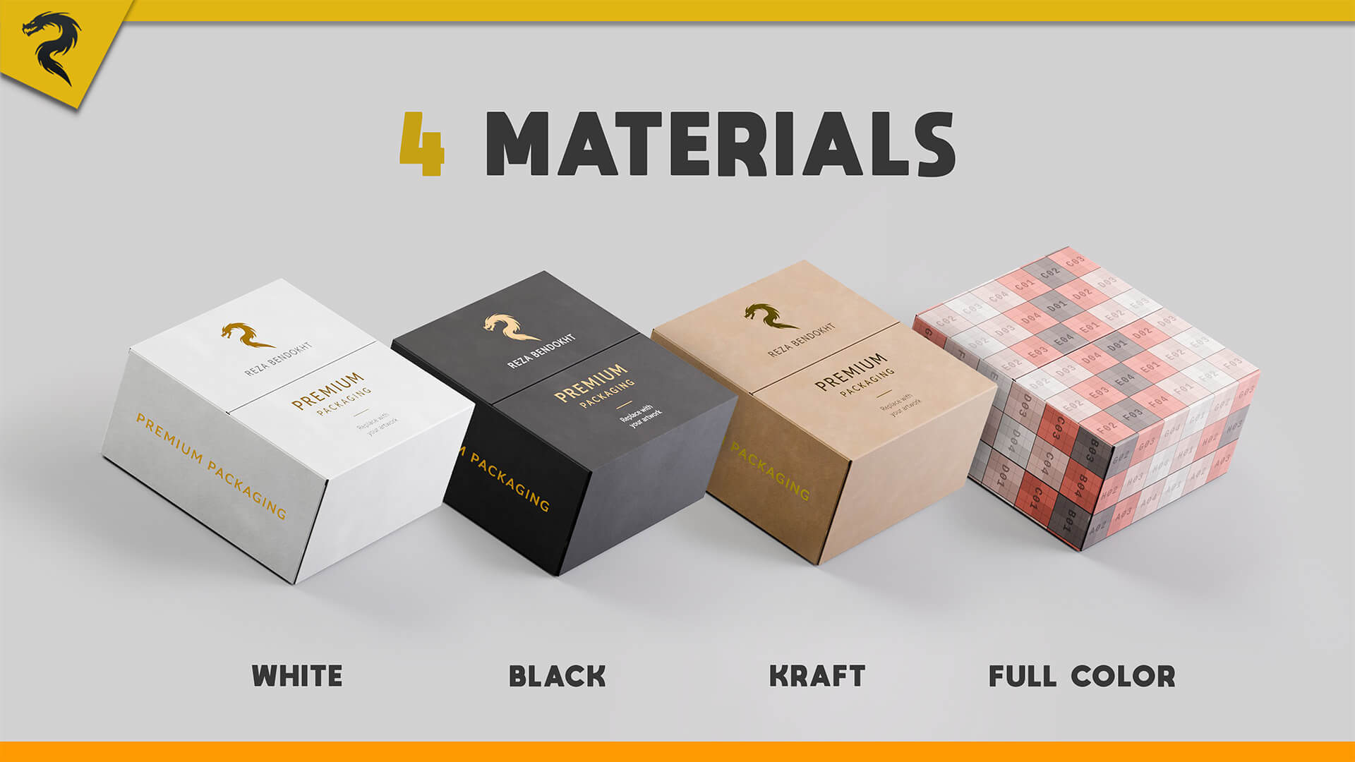 25 Rigged Packaging Boxes Vol 01 3D Model