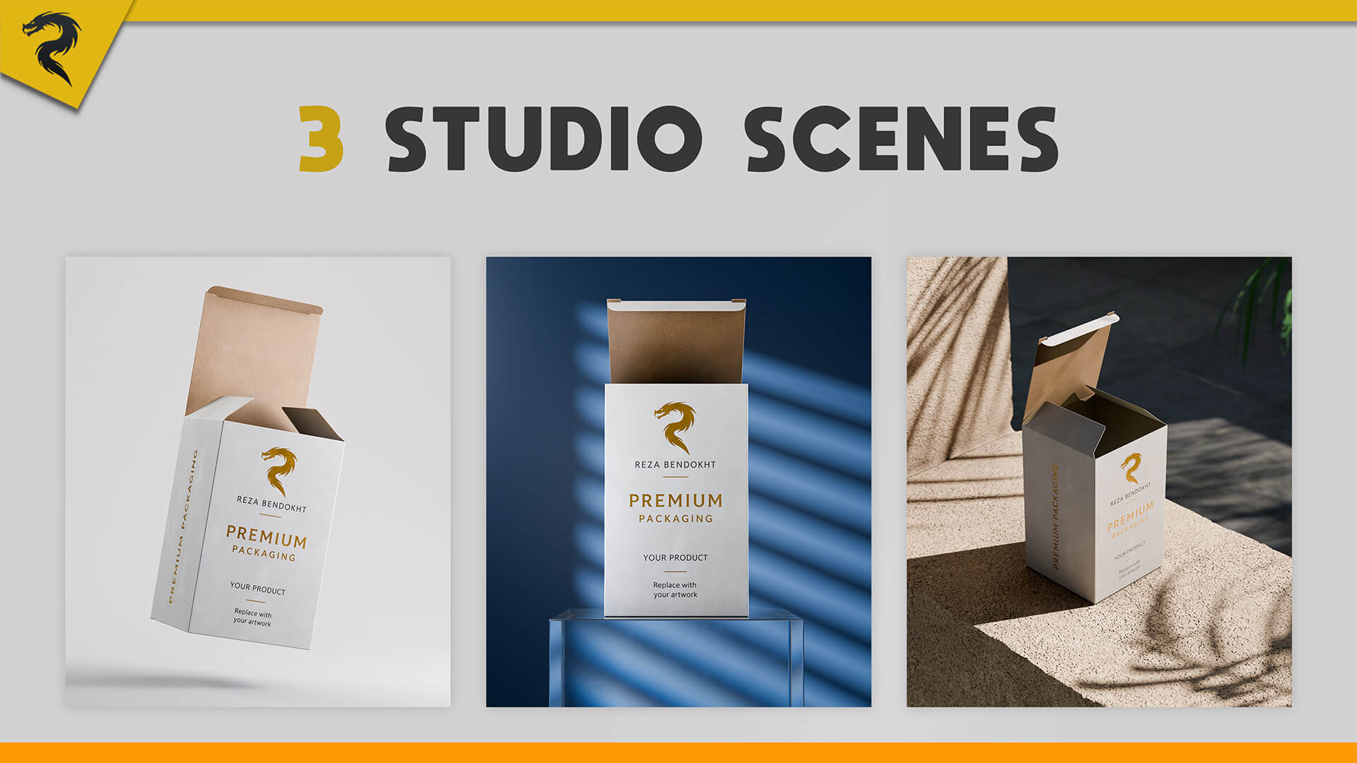 25 Rigged Packaging Boxes Vol 01 3D Model