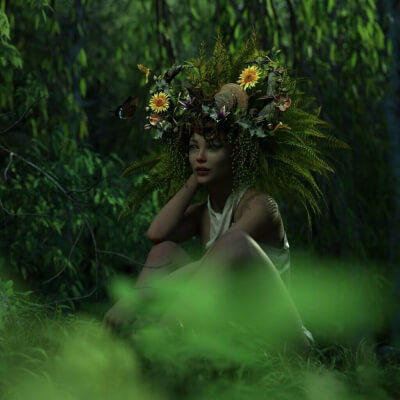 Natures Sister 3D Wallpaper
