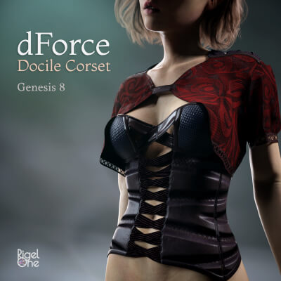dForce Docile Corset for Genesis 8 Female