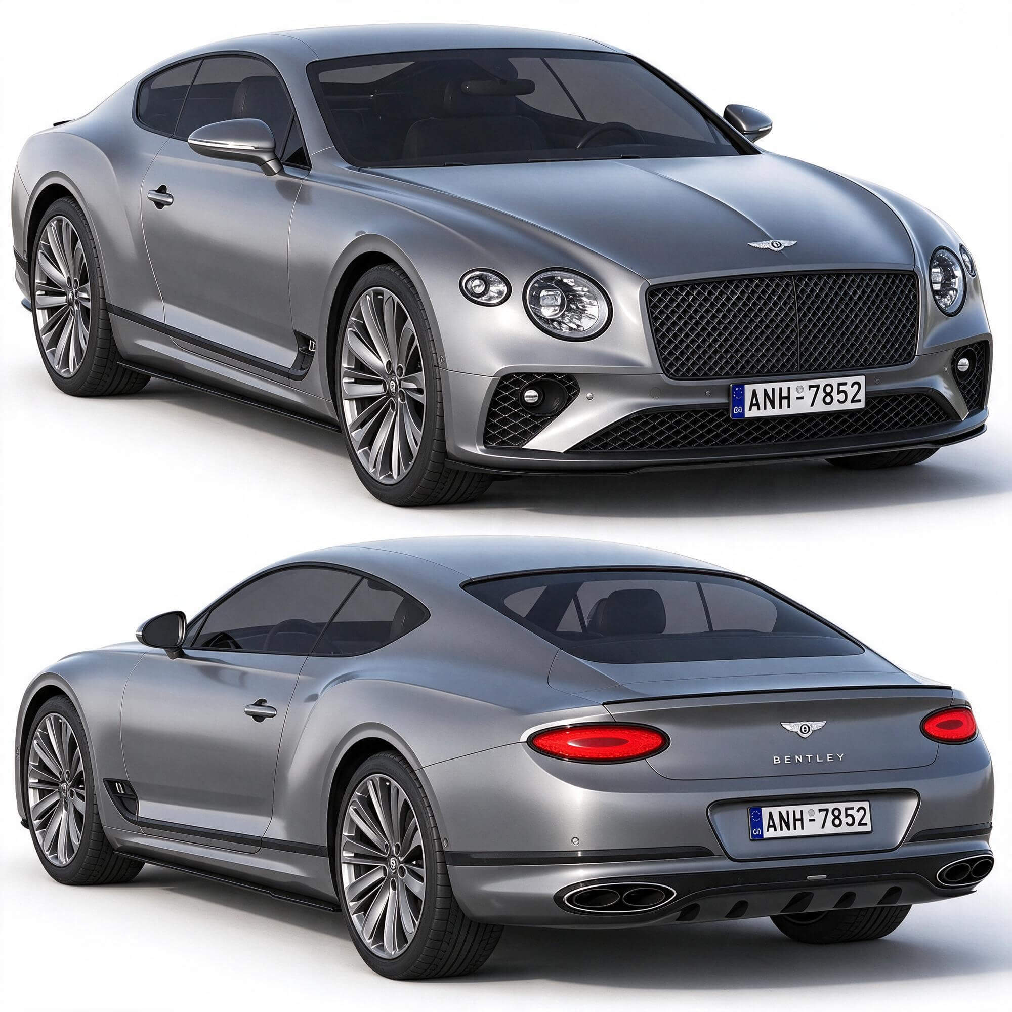 Bentley Continental GT Luxury Sport Coupe 3D model 3D Model