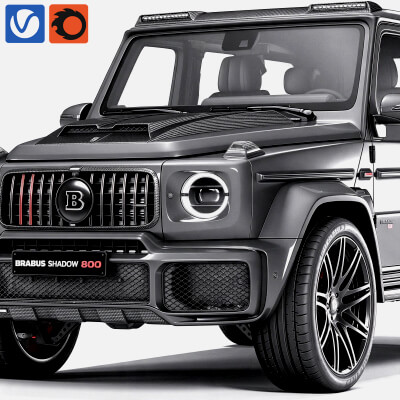 Brabus Shadow 800 Luxury Offroad SUV 3D Model