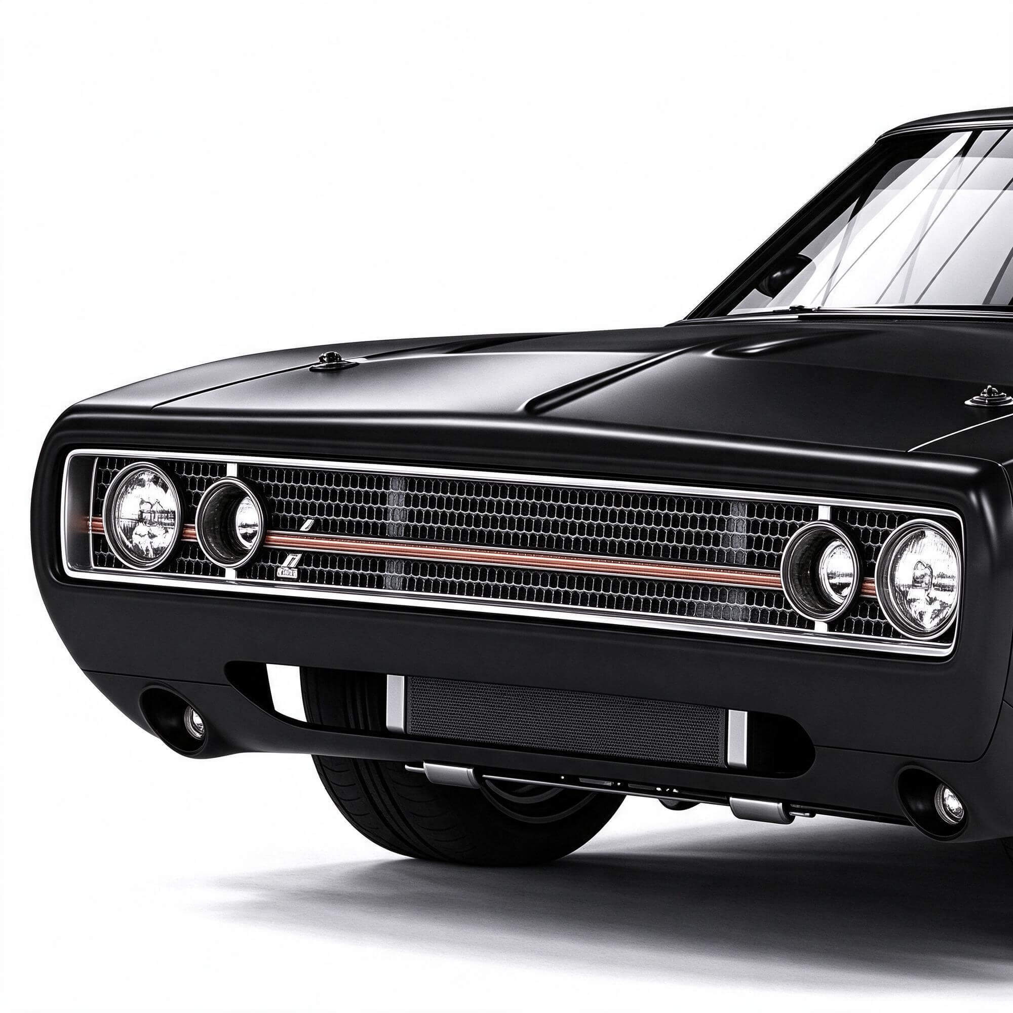 Dodge Classic Muscle Coupe 3D Model 3D Model